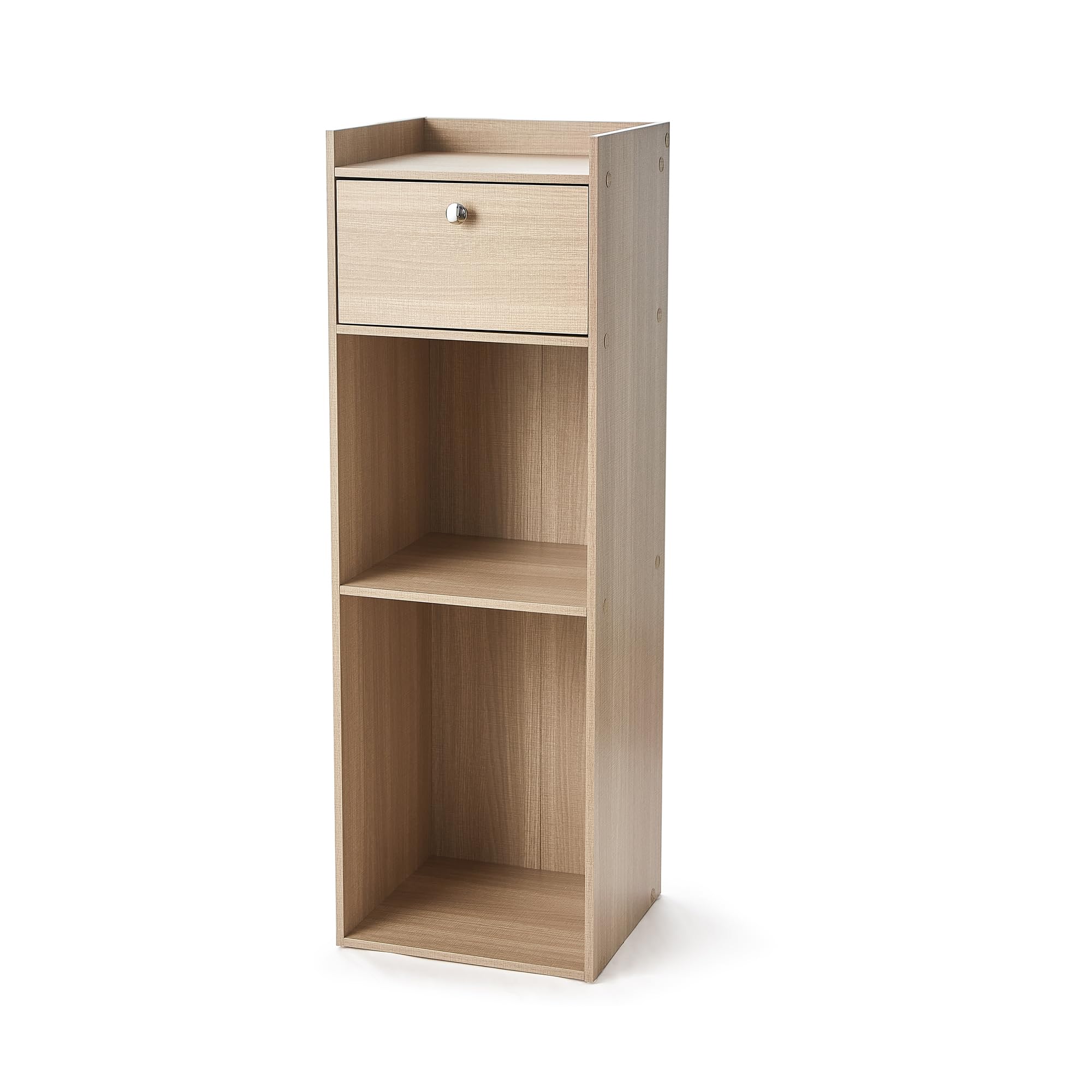 DormCo Yak About It® Extra Tall Bookcase Table - Natural Wood Study Desk for Dorm Room, Bedroom & Office Organization