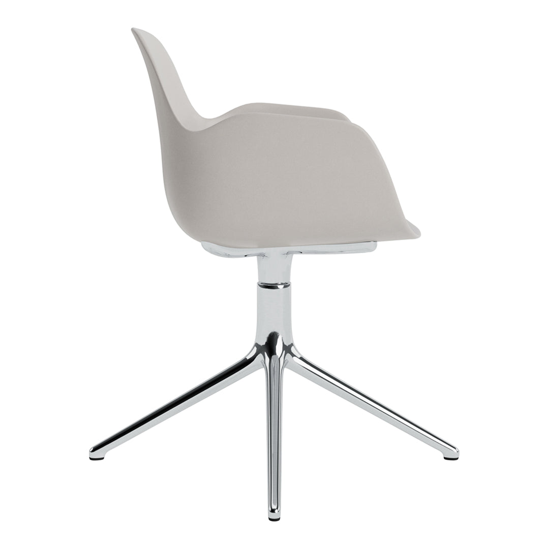Modern Form Armchair with 4L Swivel Base - Ergonomic Office Chair for Home & Workspace - Perfect for Working, Gaming, and Relaxing