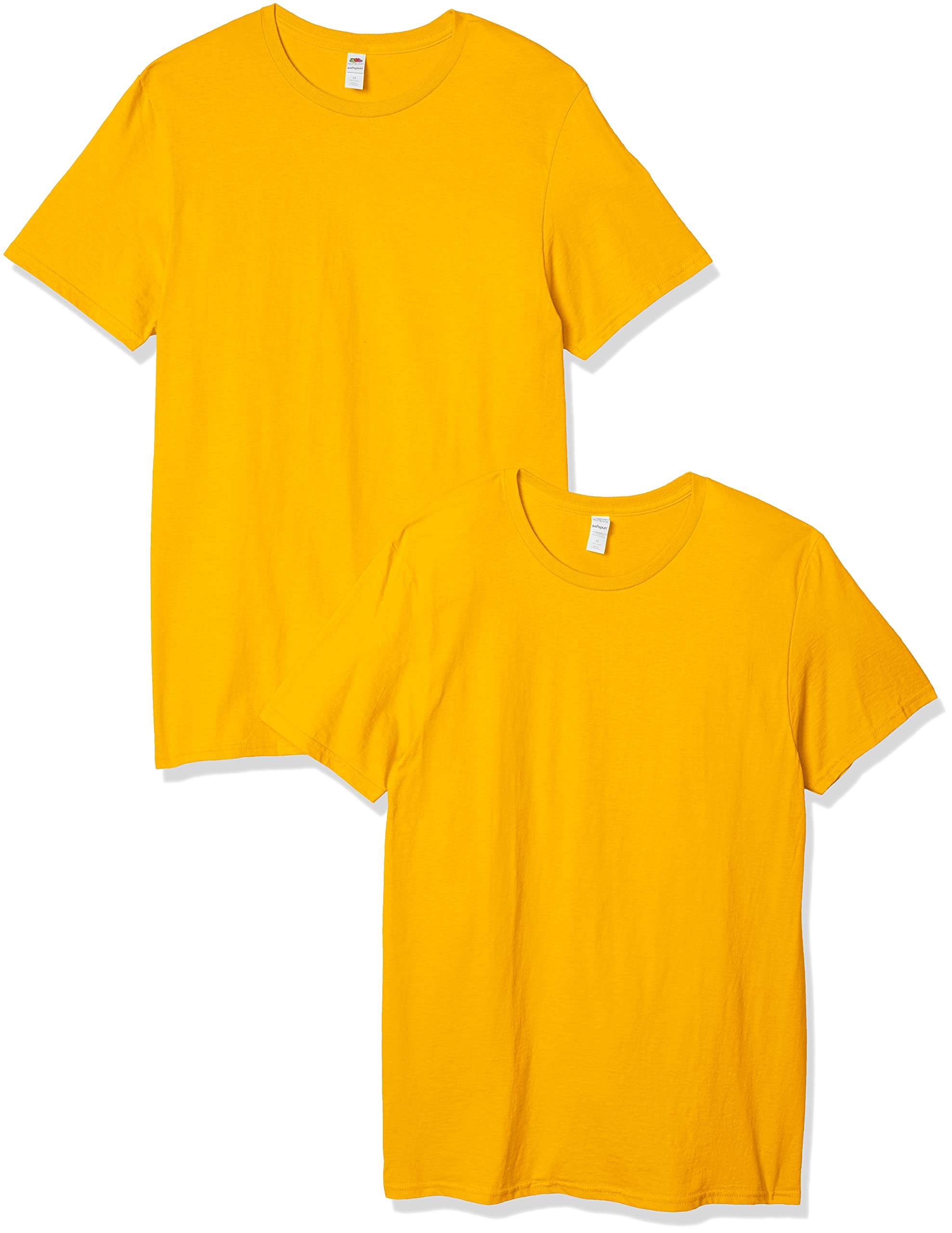 Fruit of the Loom Men's Lightweight Cotton Crew Neck T-Shirts 5-Pack - Soft Breathable Undershirts for Everyday Wear, Gym & Layering