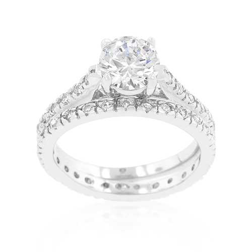Stunning 14K Gold Diamond Engagement Ring Set for Women - Perfect for Proposals, Weddings & Anniversaries