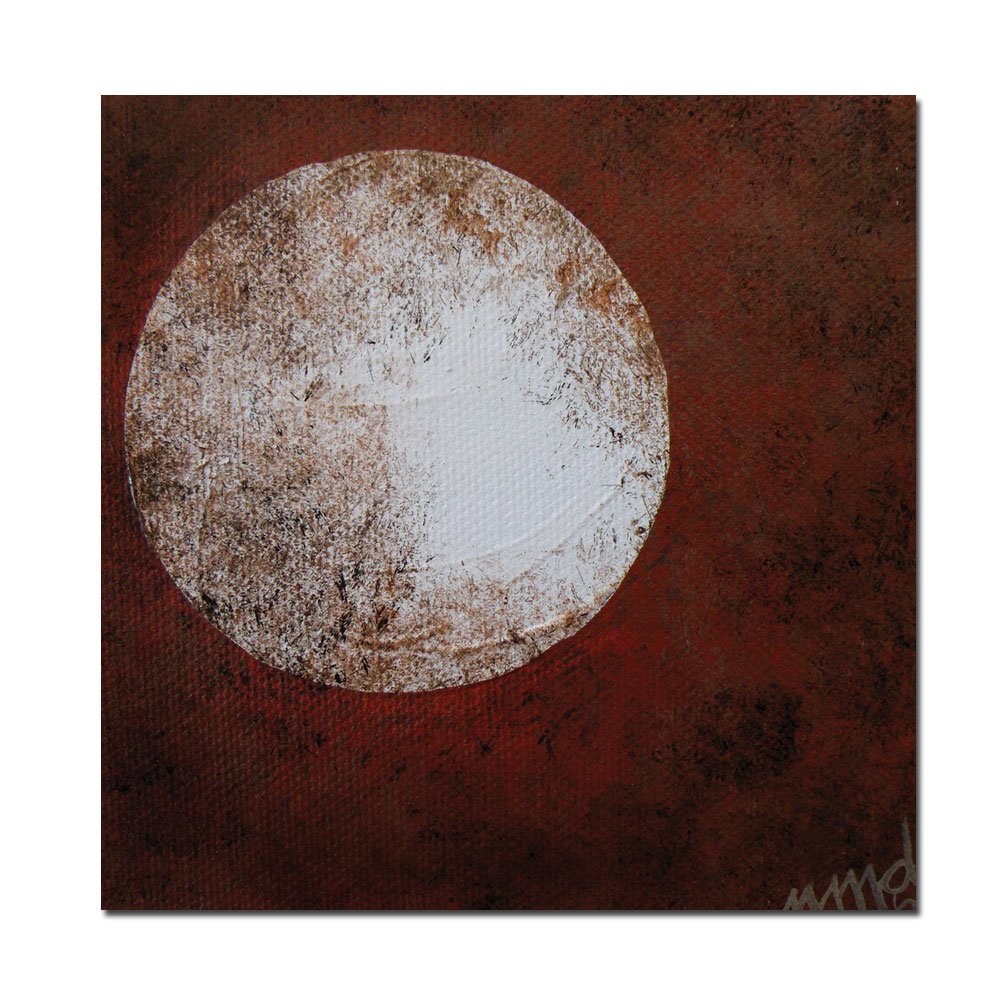 Nicole Dietz Moon Canvas Art - 14x14 Inch Modern Wall Decor for Living Room, Bedroom & Office | Handmade Trademark Art Print