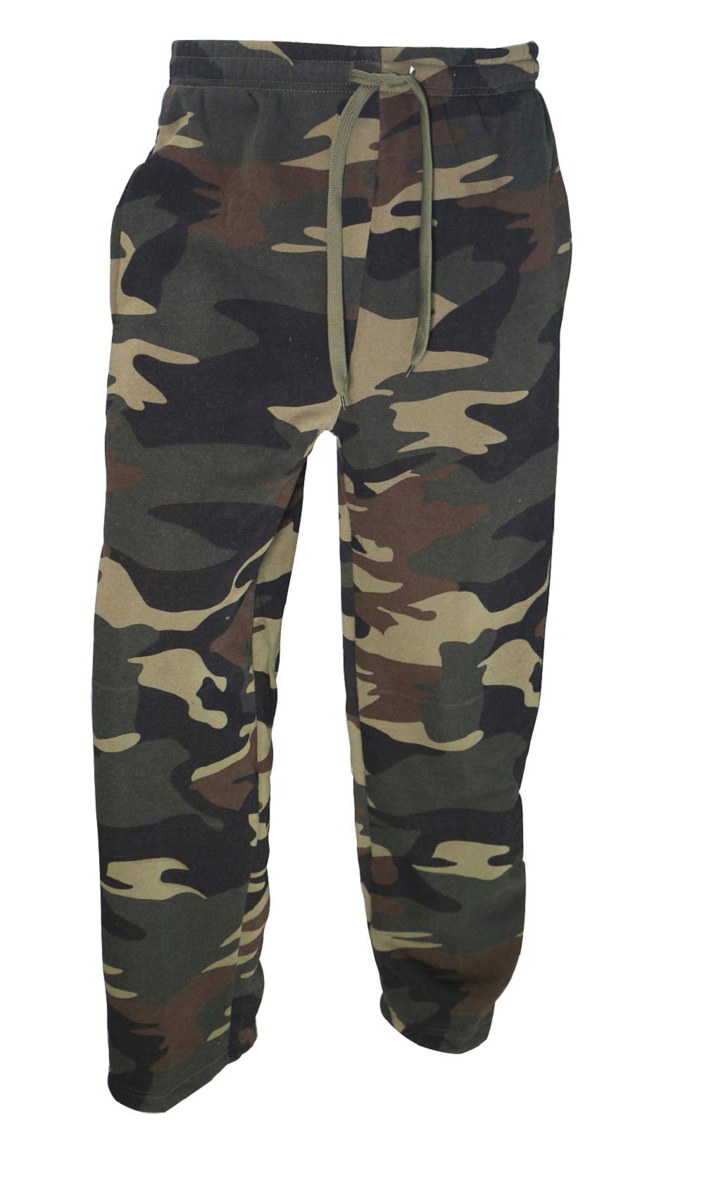 **Facitisu Men's Active Fleece Sweatpants - Athletic Running Joggers with Drawstring for Workout & Casual Wear - Comfortable & Breathable for Gym, Yoga, and Lounge**