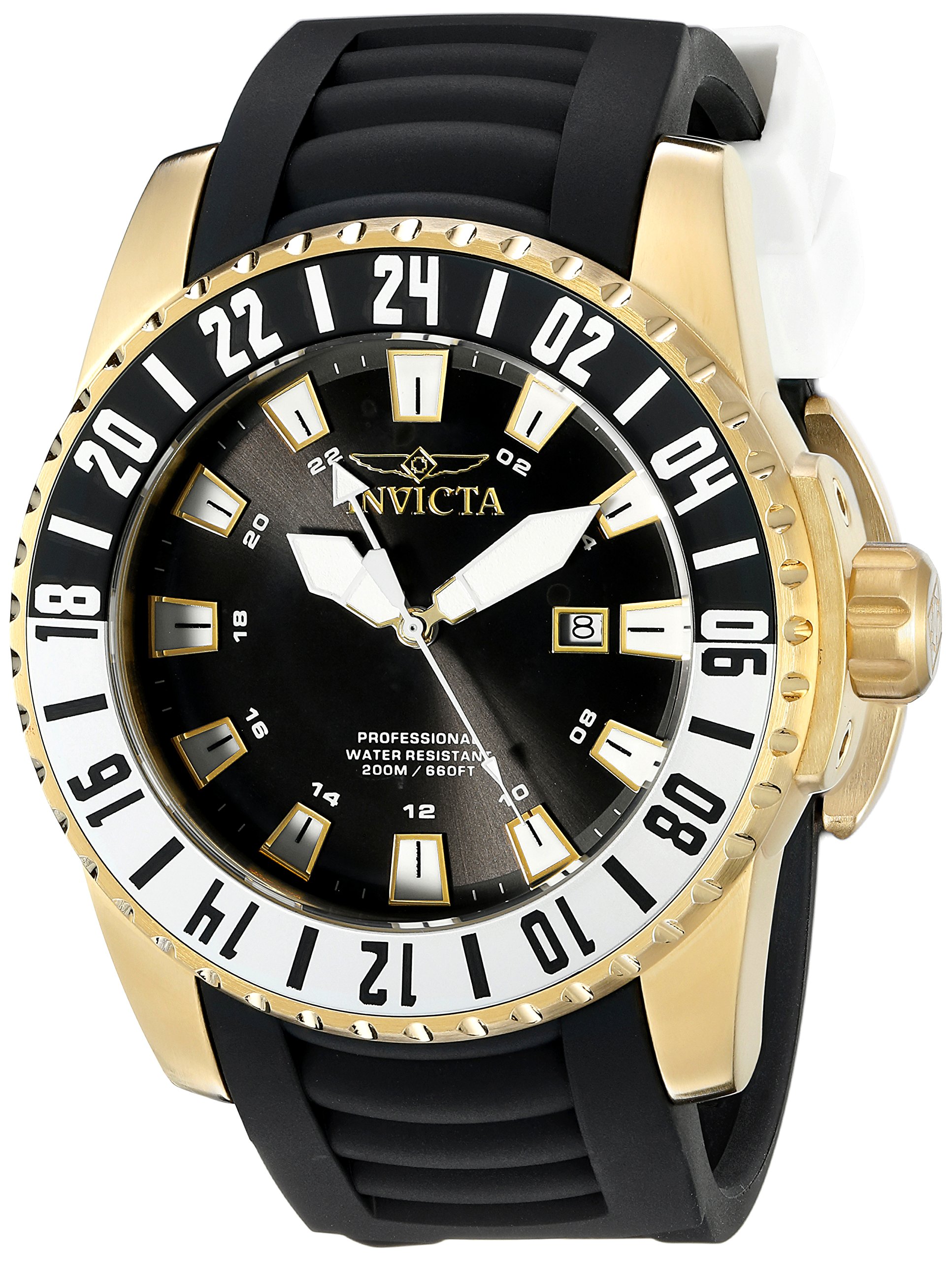 Invicta Men's Pro Diver Swiss Quartz Black Watch - 19684 Model - Waterproof Analog Wristwatch for Diving, Swimming & Everyday Wear