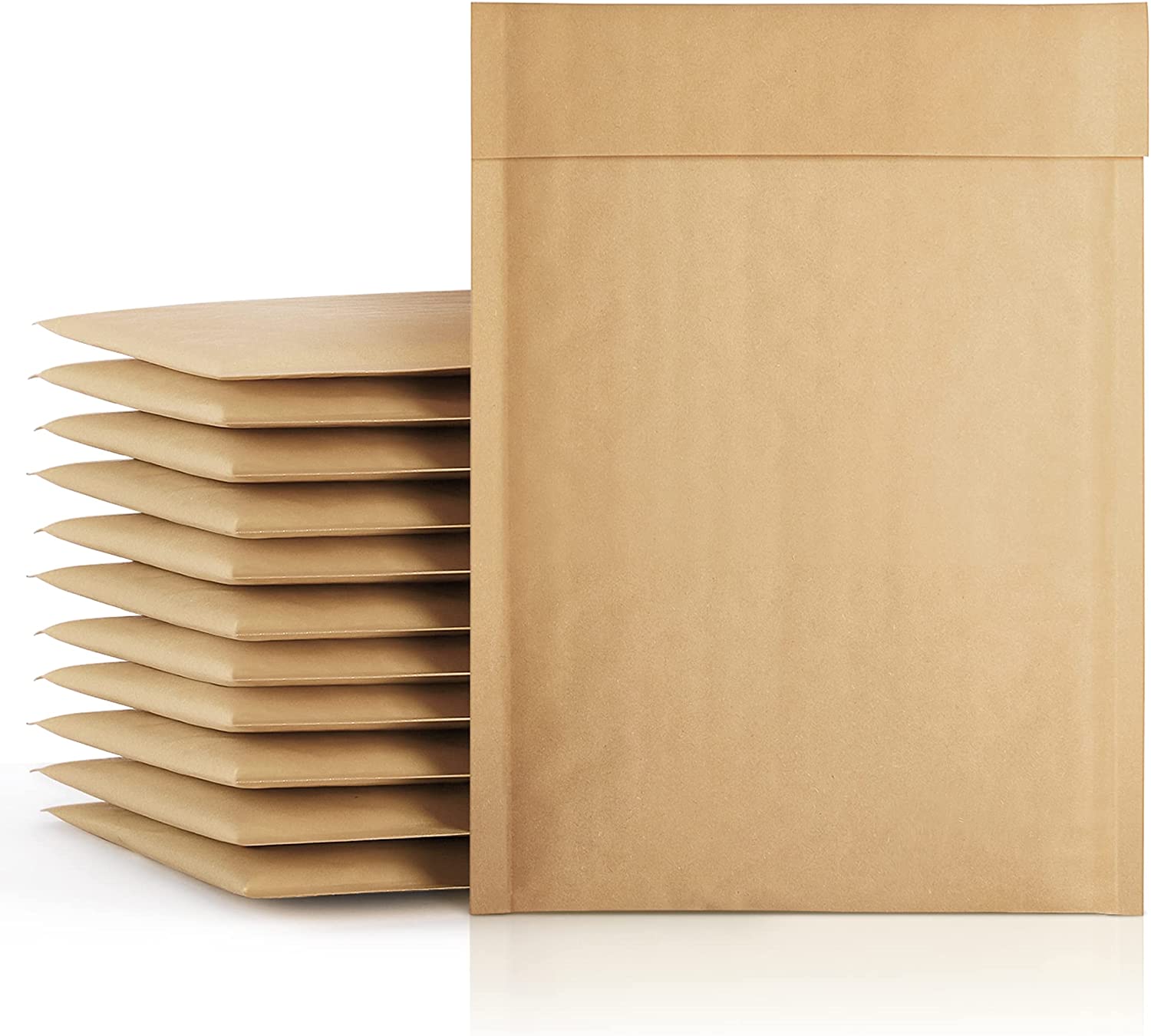 Kraft Bubble Mailer Padded Envelope - Self-Sealing Shipping Envelopes for Ecommerce, Small Business & Online Sellers - Perfect for Shipping Jewelry, Books, Documents & Small Items