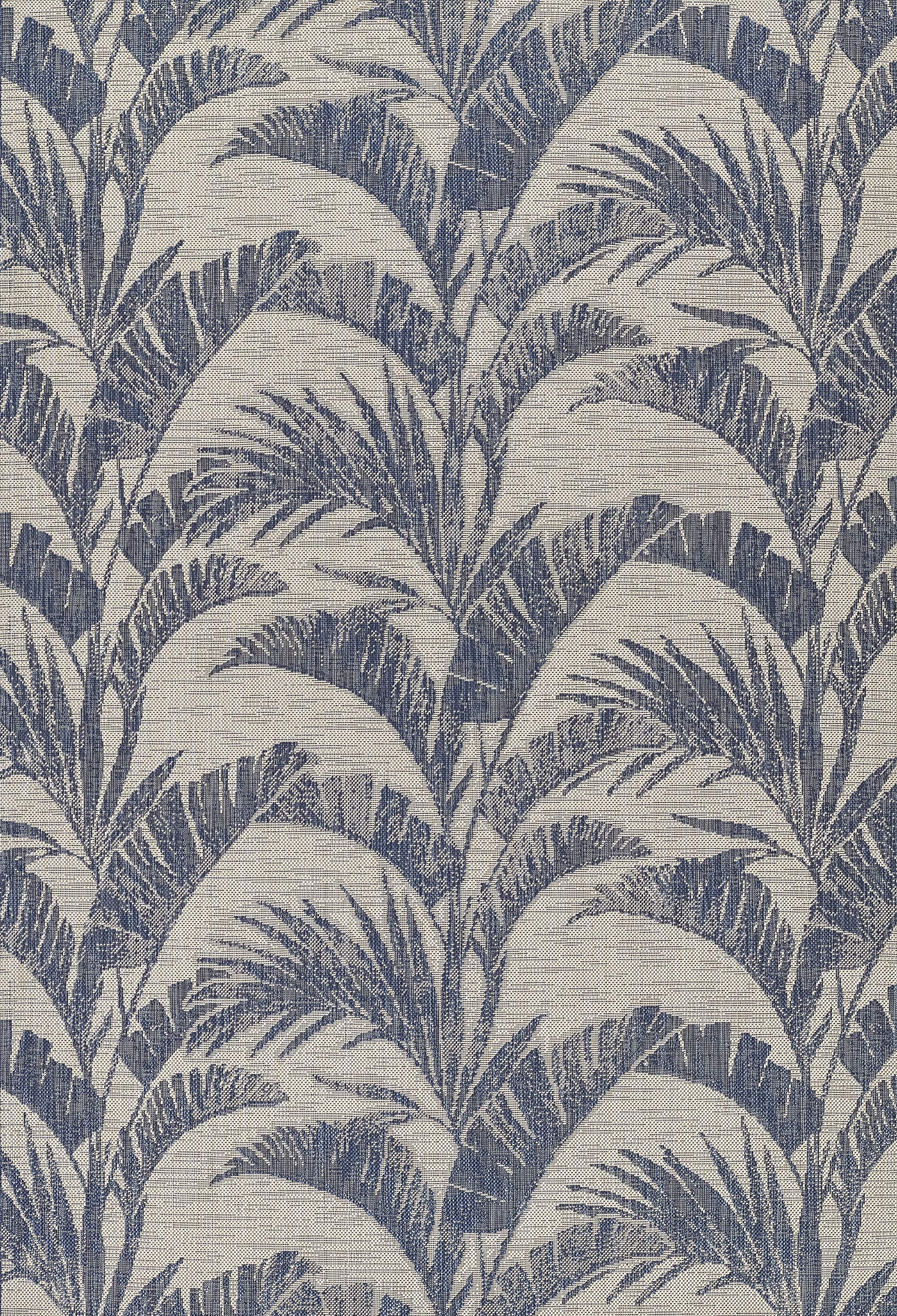 Nolita Rugs Pixie Blue Indoor/Outdoor Area Rug 8' x 10' - Waterproof & Durable for Patio, Deck, Living Room & Bedroom