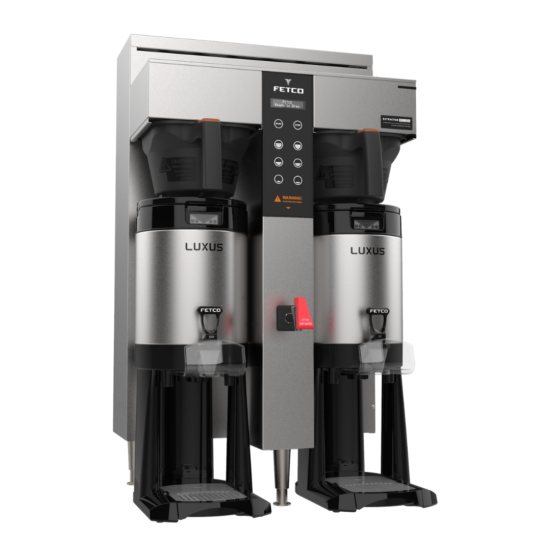 FETCO CBS 1242 Plus Series Commercial Twin Coffee Brewer - High Capacity Coffee Machine for Offices, Restaurants & Cafes - Perfect for High Volume Brewing Needs