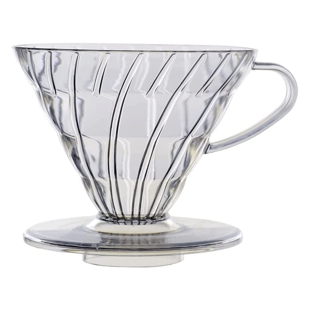 XIXIDIAN V60 Coffee Dripper - Resin Pour Over Coffee Filter for Barista Style Brewing, Perfect for Home, Office or Camping Coffee Making