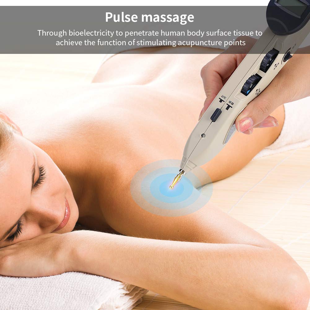 Rechargeable Cordless Acupuncture Pen - Electronic Massage Therapy Device for Pain Relief, Meridian Stimulation & Health Care | Portable Acupressure Tool for Muscle Relaxation, Stress Relief & Home Wellness