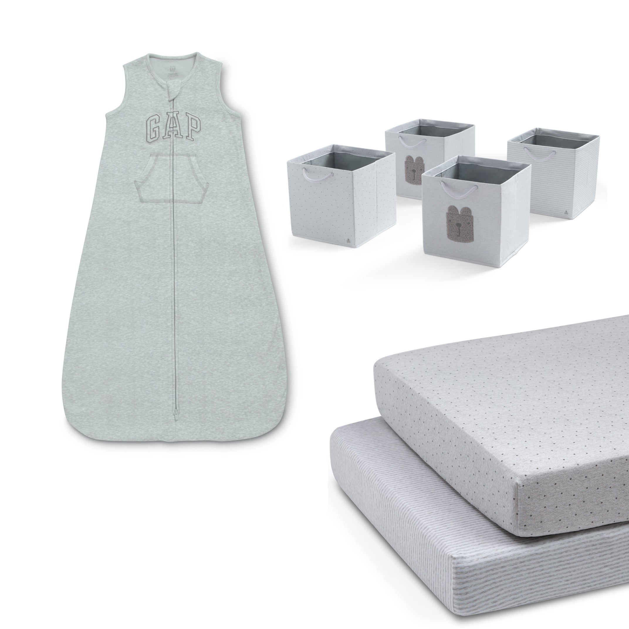 7-Piece Bedding Set with Sleep Sack & Storage Bag - Soft & Cozy for Baby, Toddler, and Kids - Perfect for Nursery, Daycare, and Travel