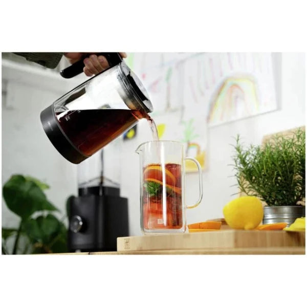 Premium Zwilling Tea Infuser & Electric Kettle Set - Fast Boiling & Easy Brewing for Loose Leaf Tea, Perfect for Home, Office, or Gifts - Enjoy Relaxing Tea Time Anywhere