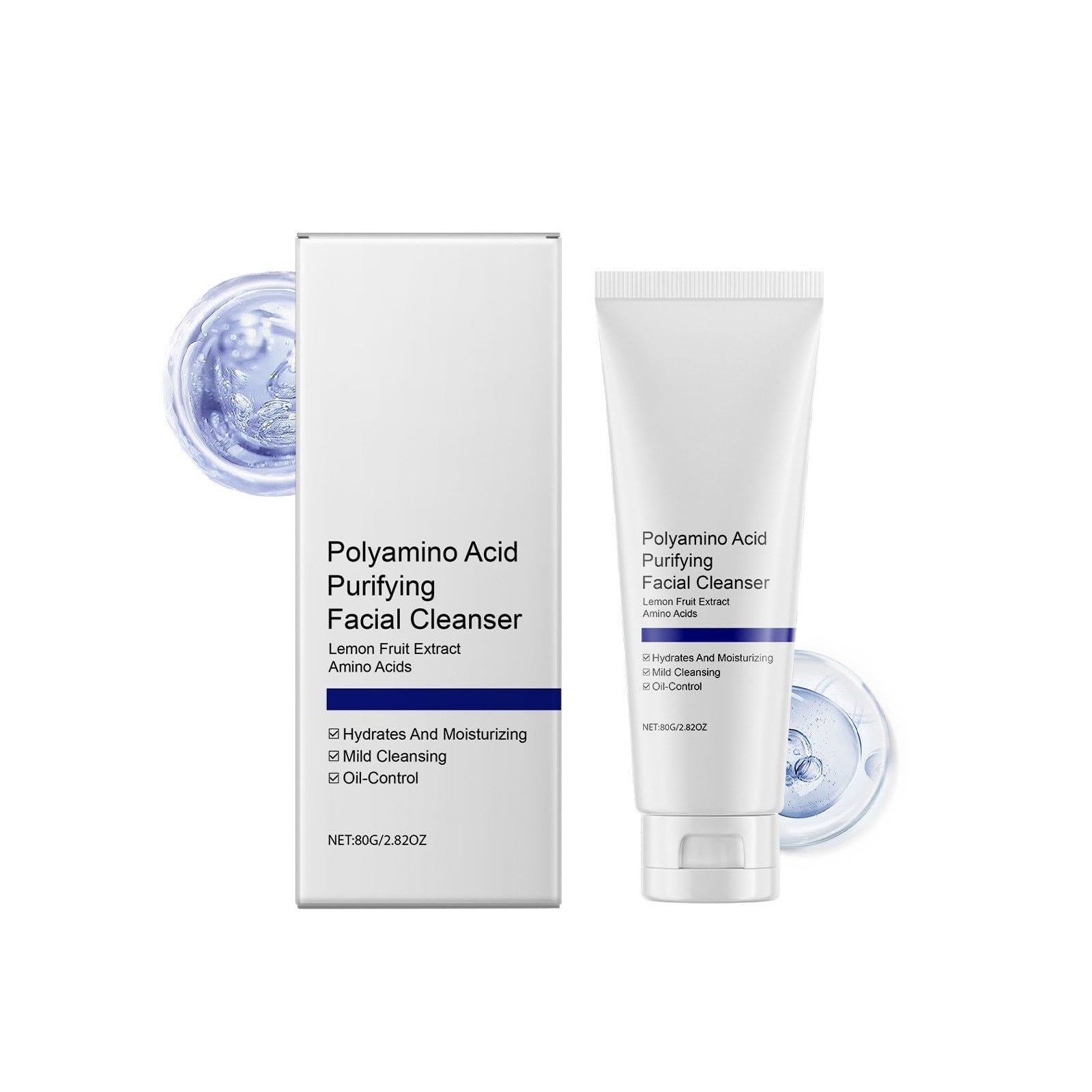 Best Exfoliating Face Wash for Oily Skin - Gentle Daily Cleanser Removes Dirt & Oil Without Over-Drying | Perfect for Morning & Night Skincare Routine