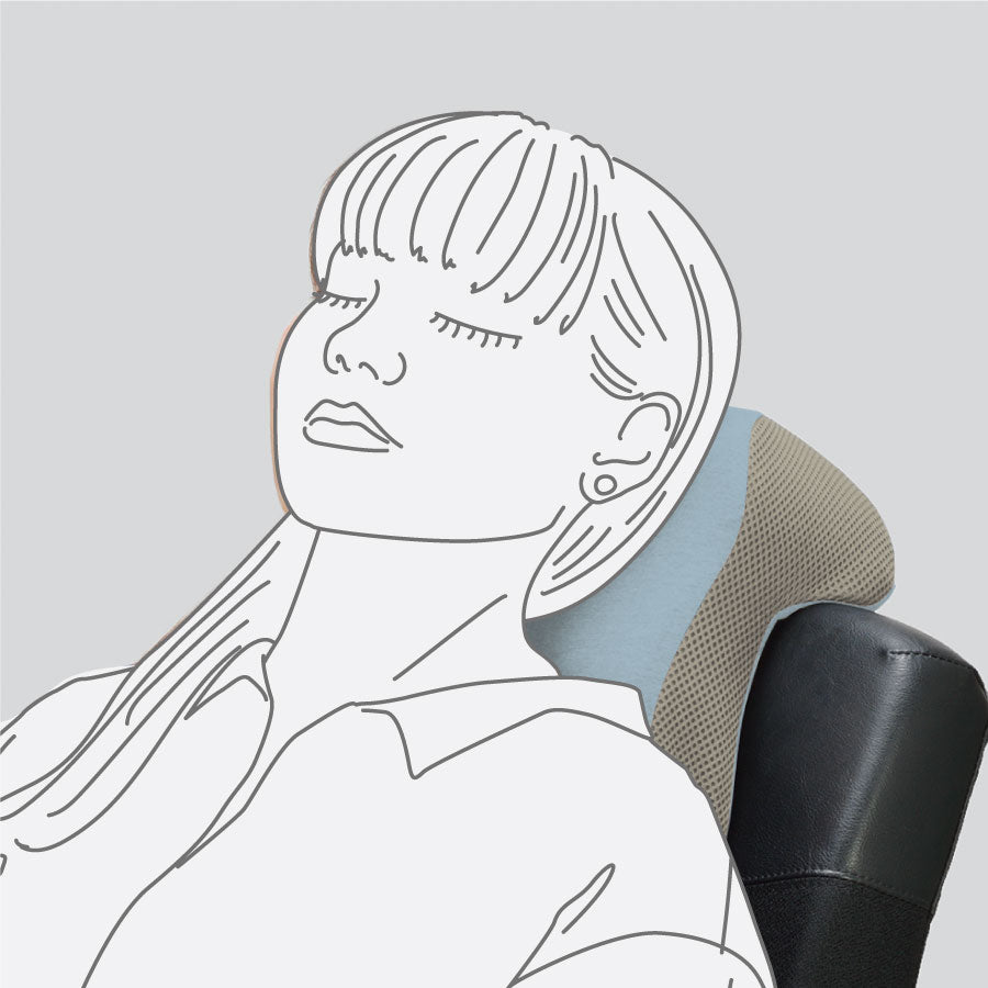 GOWELL Memory Foam Travel Cushion for Lower Back Support - Black (480g) - Perfect for Car Seats, Office Chairs & Airplane Travel