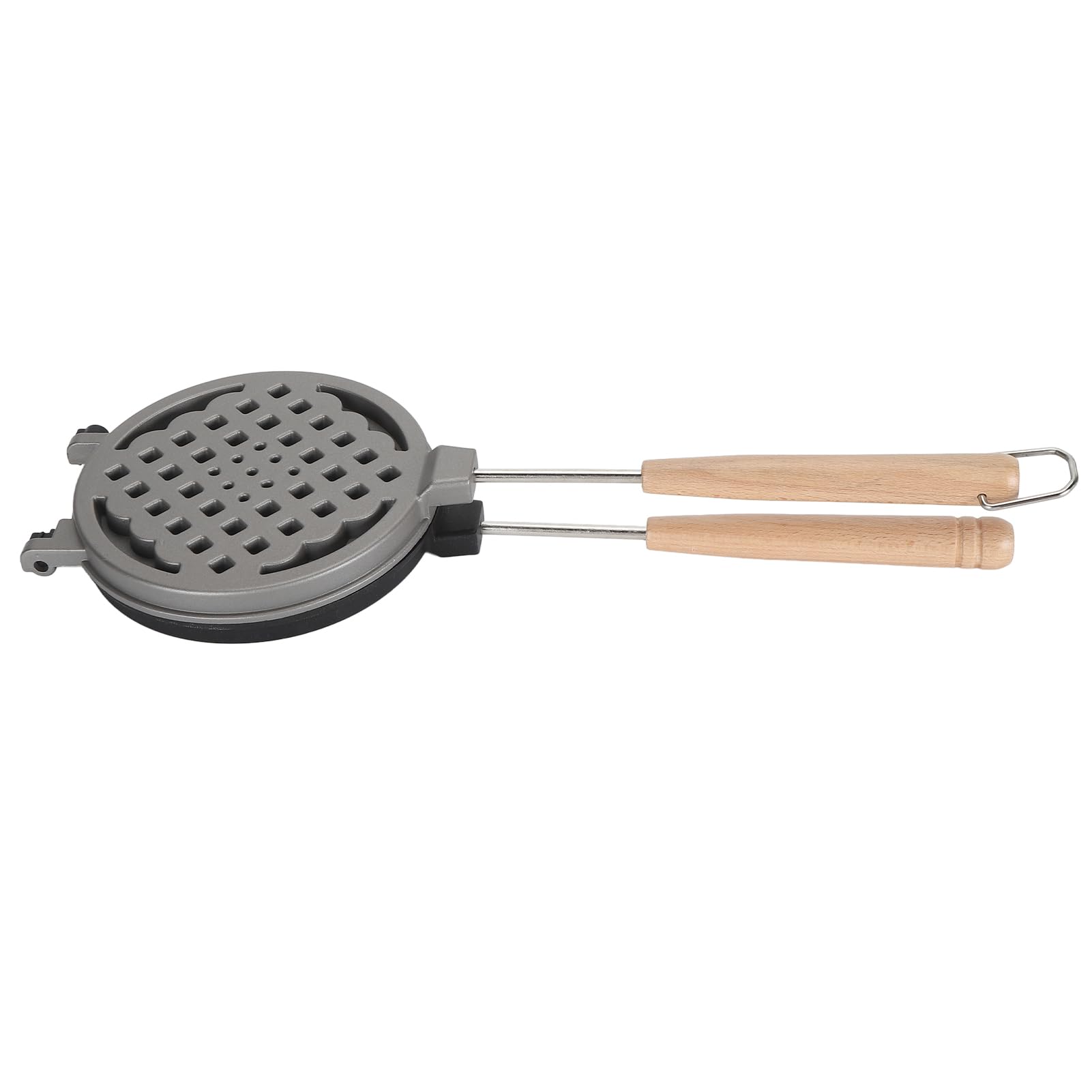 **Nonstick Waffle Maker Pan - Even Heat Distribution, Aluminum Alloy Stovetop Waffle Iron with Removable Handle - Perfect for Waffles, Sandwiches & Breakfast Toasting at Home**