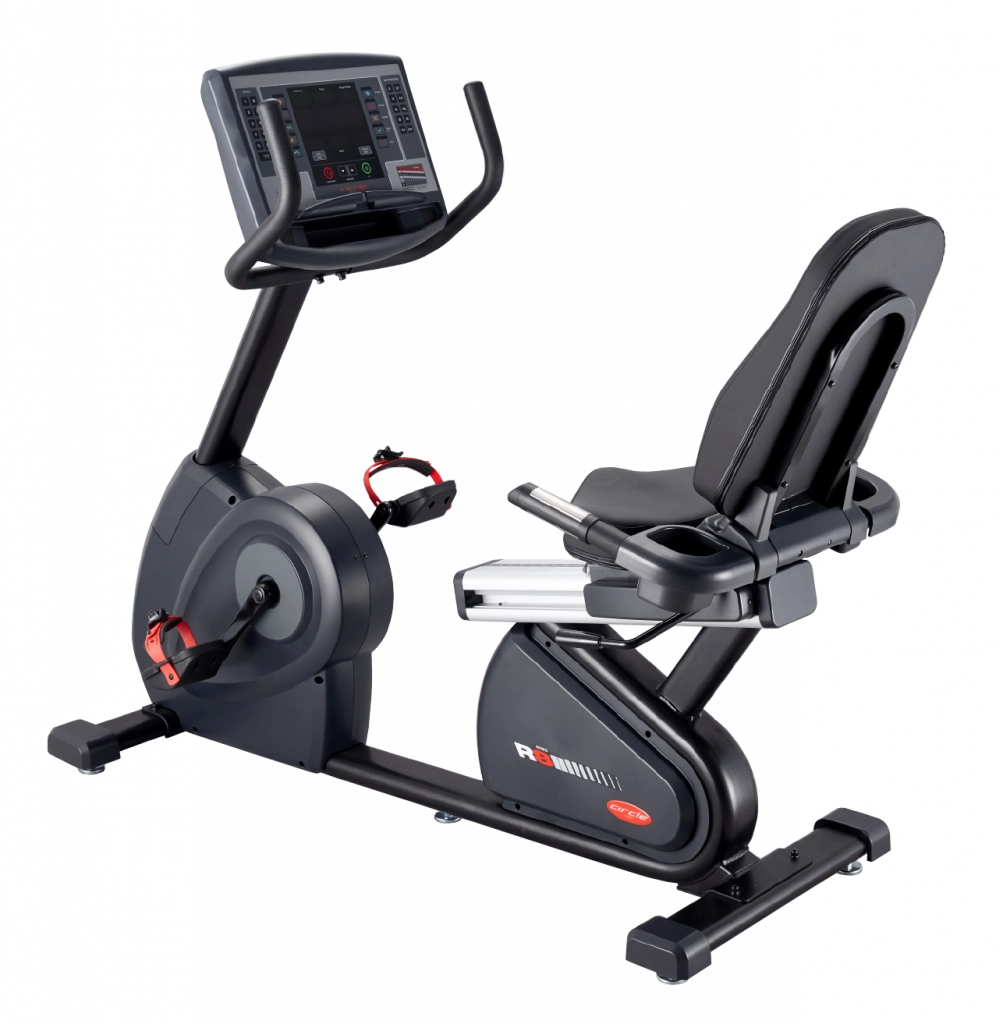 Circle Fitness R8 Recumbent Exercise Bike for Home Gym - Low Impact Cardio Workout Machine for Seniors & Rehabilitation - Perfect for Small Spaces & Apartment Workouts