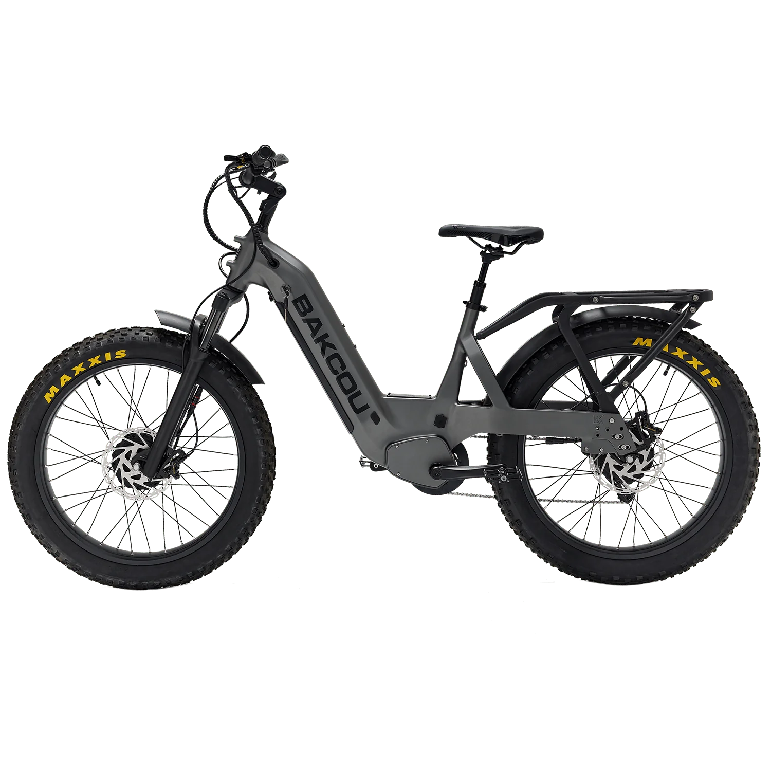 Bakcou Kodiak AWD SD 26 Electric Bike - 750W Powerful Motor, 26