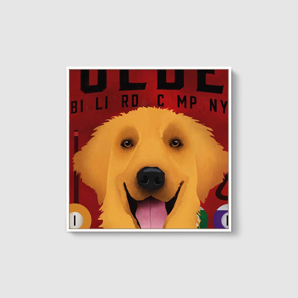 Wall26 Framed Canvas Wall Art - 16x16 Inch Cute Animal Theme Print for Living Room & Bedroom Decor - Ready to Hang Home Decoration (Perfect for Nursery, Kids Room or Pet Lover's Space)