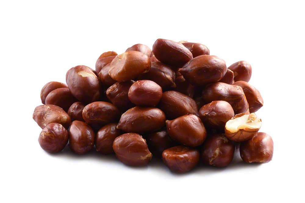 Bulk Roasted Unsalted Red Skin Peanuts - 10lb Case | Healthy Snacks, Baking & Trail Mix Ingredients | Perfect for Parties, Office Snacks & Cooking