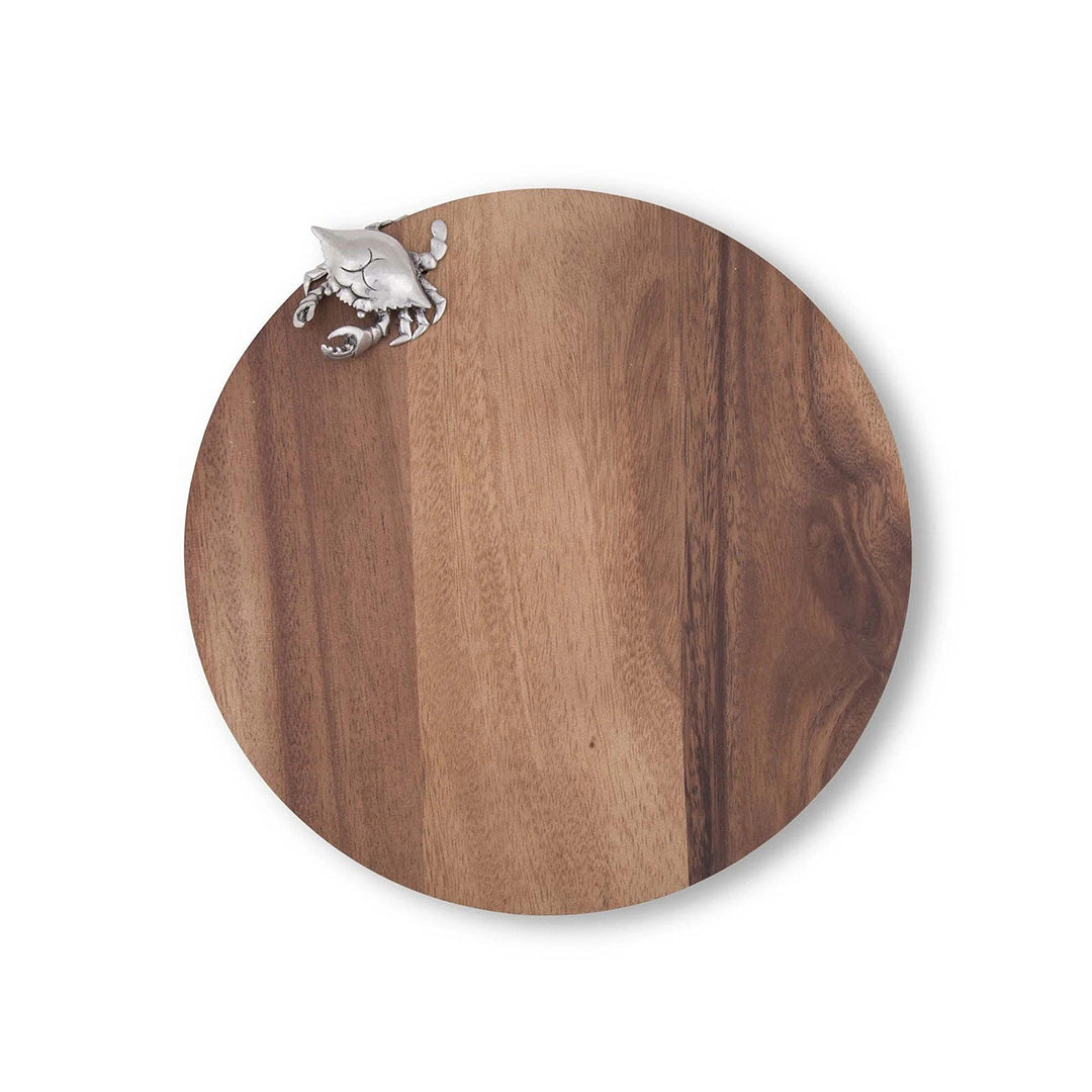 Premium Blue Crab Shaped Cheese Board Set - Elegant Wooden Charcuterie Platter for Cheese, Charcuterie & Appetizers - Perfect for Parties, Weddings & Entertaining