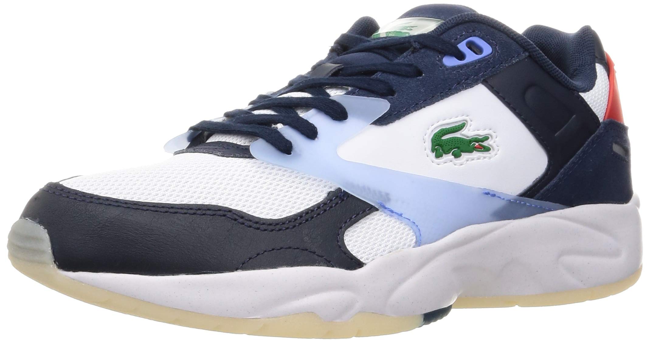 Lacoste Men's Sneakers - Lightweight Comfortable Casual Shoes for Walking, Running & Gym | Breathable Mesh & Leather Tennis Shoes for Men | Perfect for Work, Travel & Everyday Wear