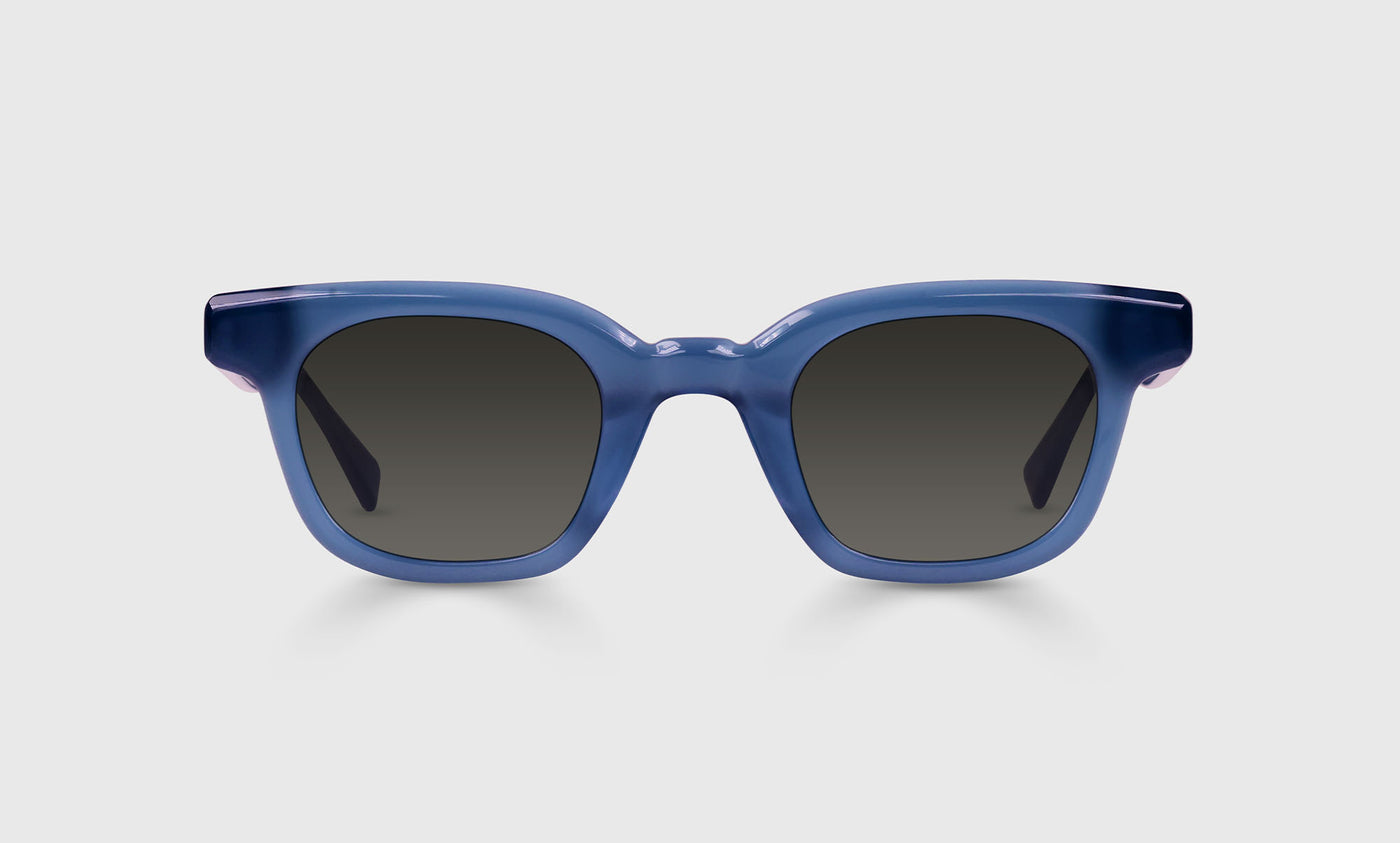Steel Blue Acetate Eyeglass Frames - Lightweight & Durable for Men & Women | Perfect for Reading, Work & Fashion Accessories