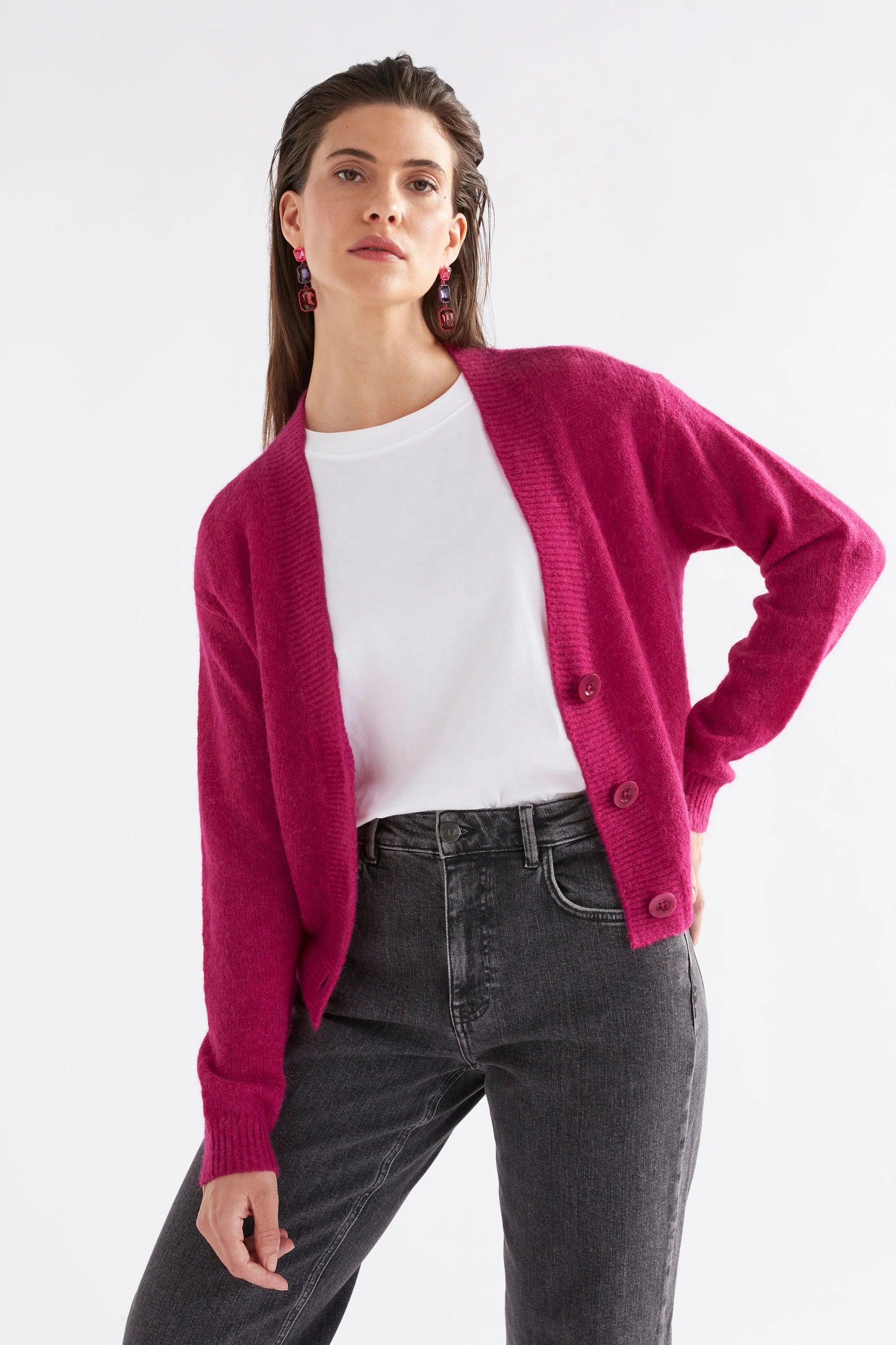 ELK Daaru Women's Knit Cardigan Sweater - Cozy Long Sleeve Open Front Wrap for Fall & Winter | Perfect for Office, Date Night & Casual Outfits
