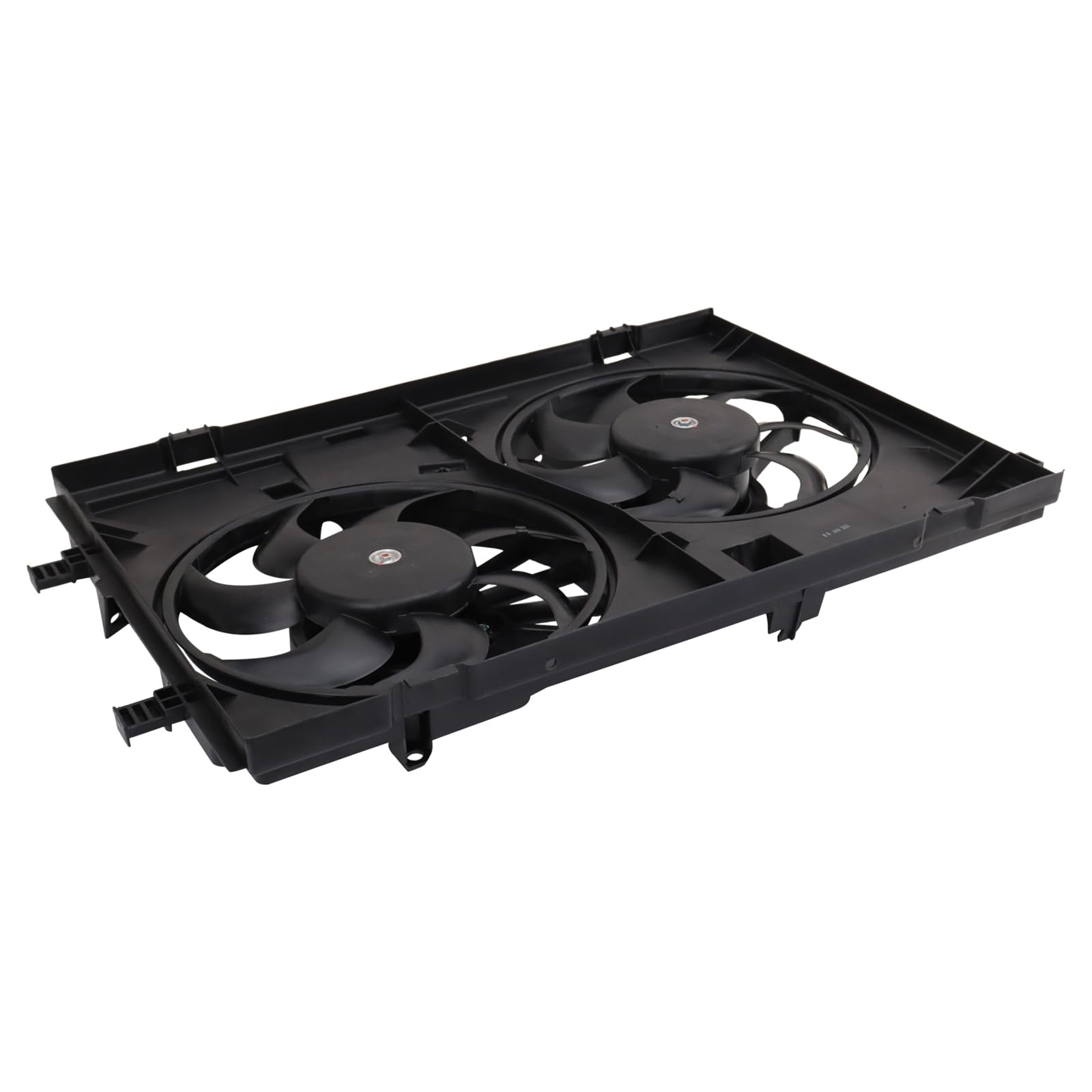 TRQ Radiator Dual Cooling Fan Assembly Compatible with 2007-2009 Lincoln MKZ FO3115179 - Replacement Cooling System Part for Improved Engine Performance