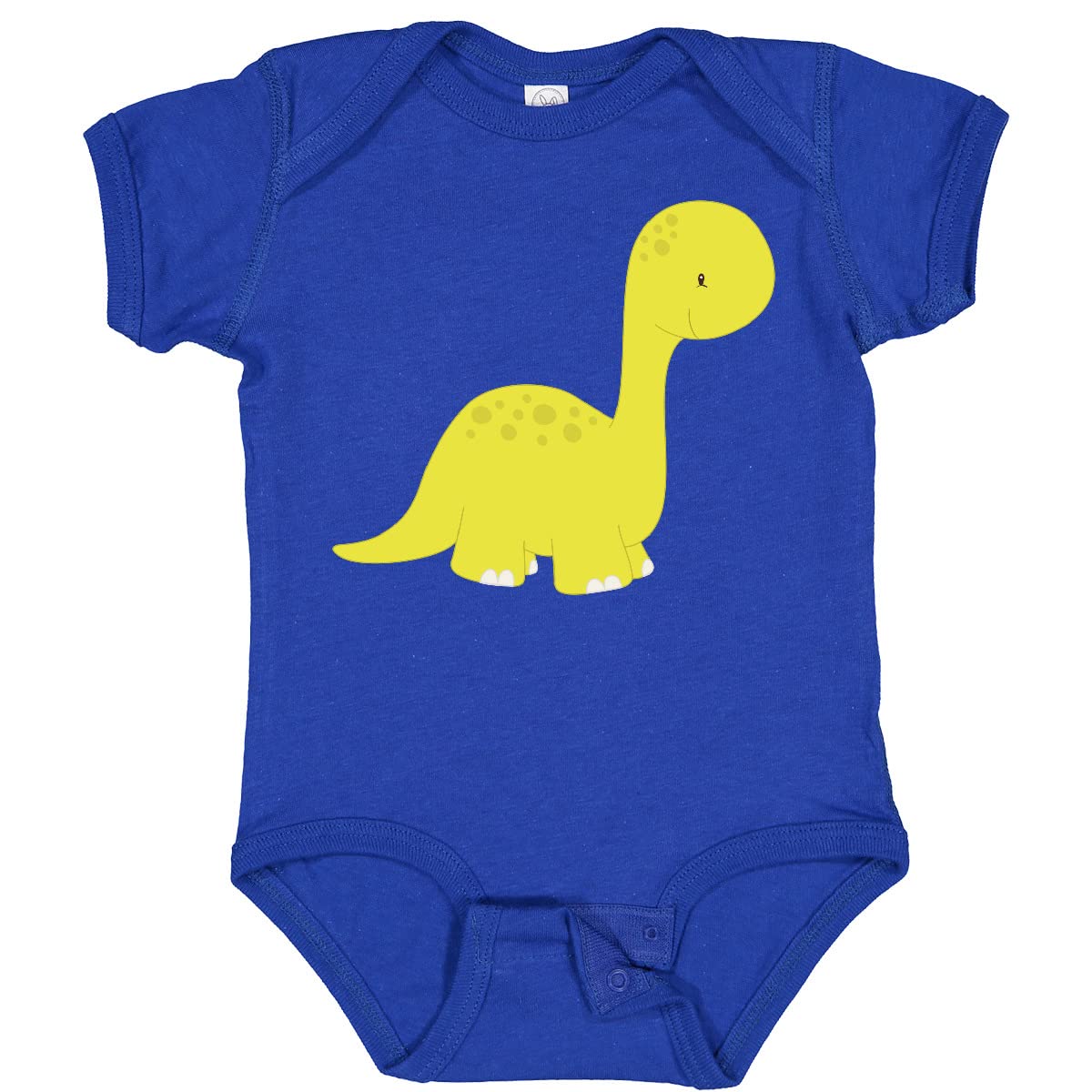 Inktastic Adorable Dinosaur Print Baby Bodysuit - Cute Brontosaurus Onesie for Infants & Toddlers - Perfect for Playtime, Photo Shoots & Dino-Themed Birthday Parties