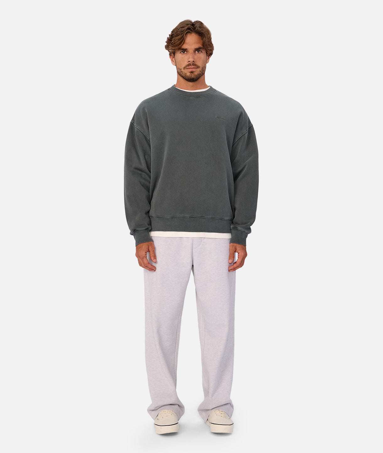 Premium Del Sur Washed Sweatpants for Men & Women - Soft Washed Pine Green Joggers for Lounge, Travel & Casual Wear
