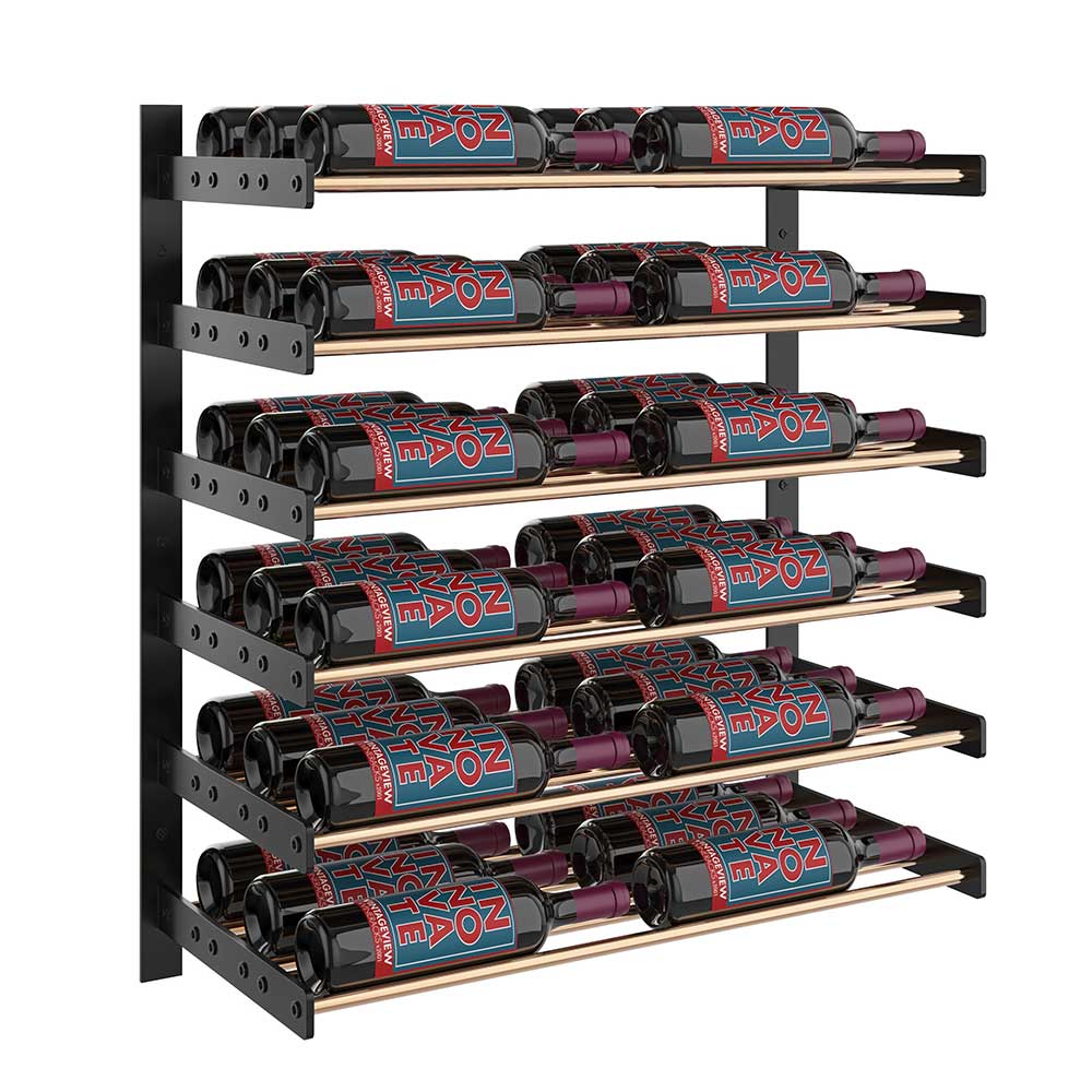 30 Inch High 2 Column Wine Wall Rack - Elegant Wine Storage Solution for Home, Bar, or Restaurant Display