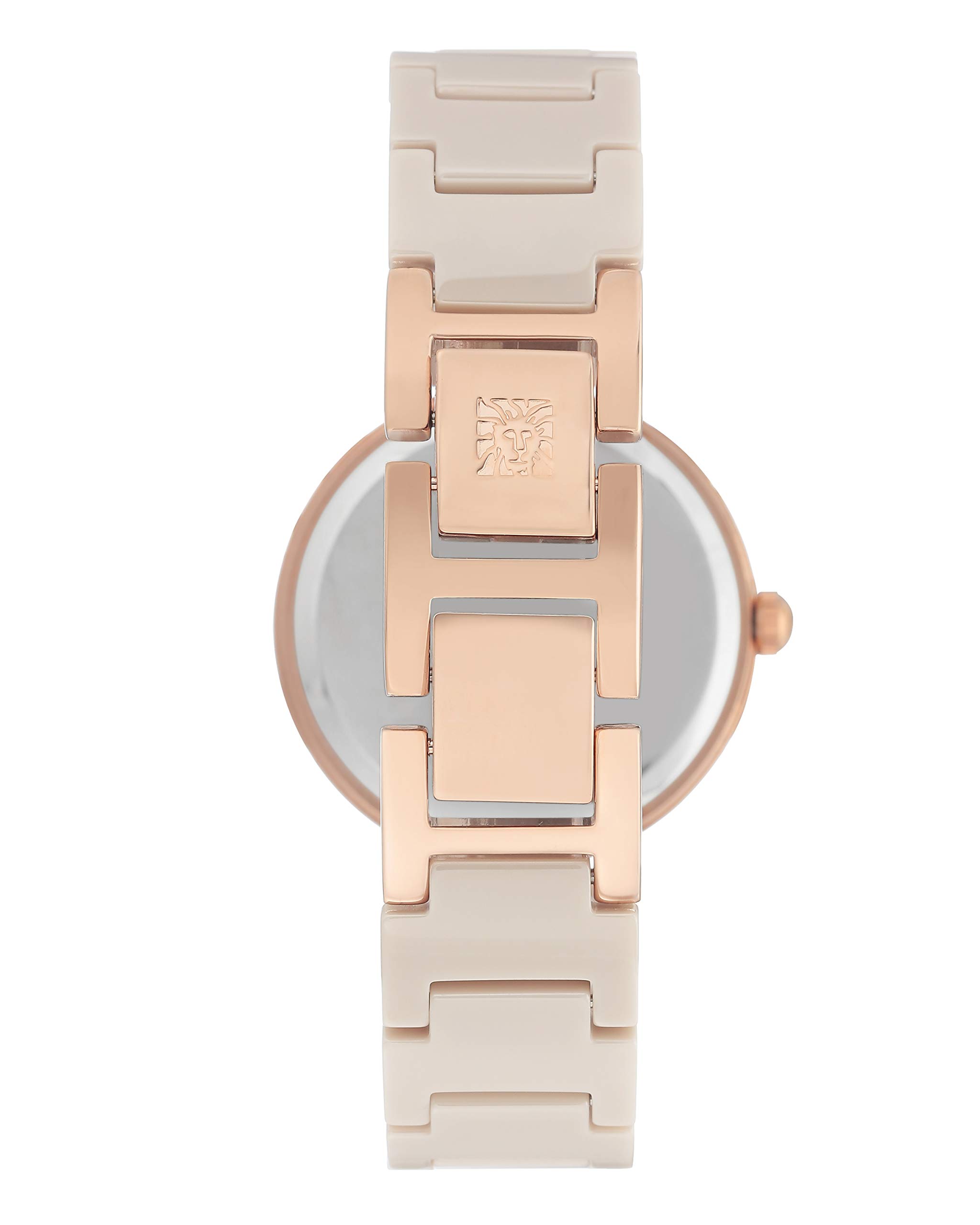 Anne Klein Women's Genuine Diamond Dial Ceramic Bracelet Watch - Elegant & Durable Timepiece for Work, Party & Everyday Wear