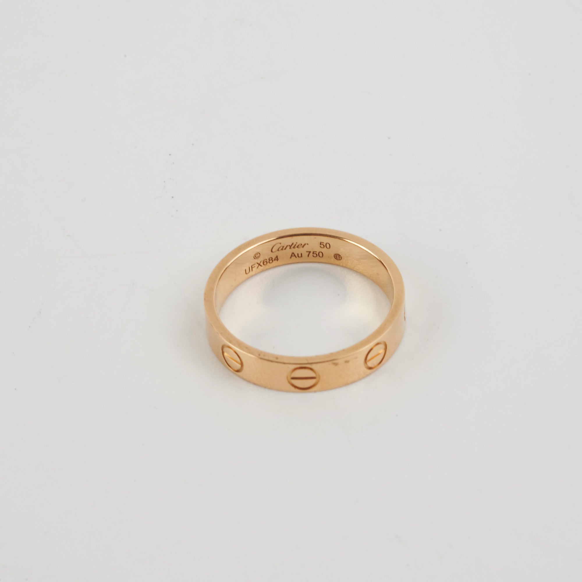 Cartier Love Wedding Ring Band - 18K Gold, Size 50 - Perfect for Engagement, Anniversary & Romantic Gifts