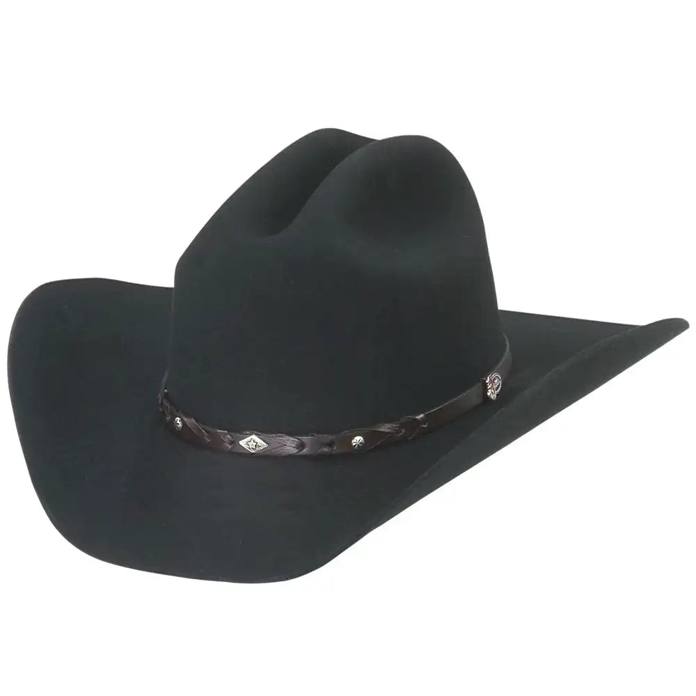 Justin Lonestar 2X Wool Felt Cowboy Hat for Men - Western Style Rancher Hat for Outdoor Rodeo, Horseback Riding & Country Fashion
