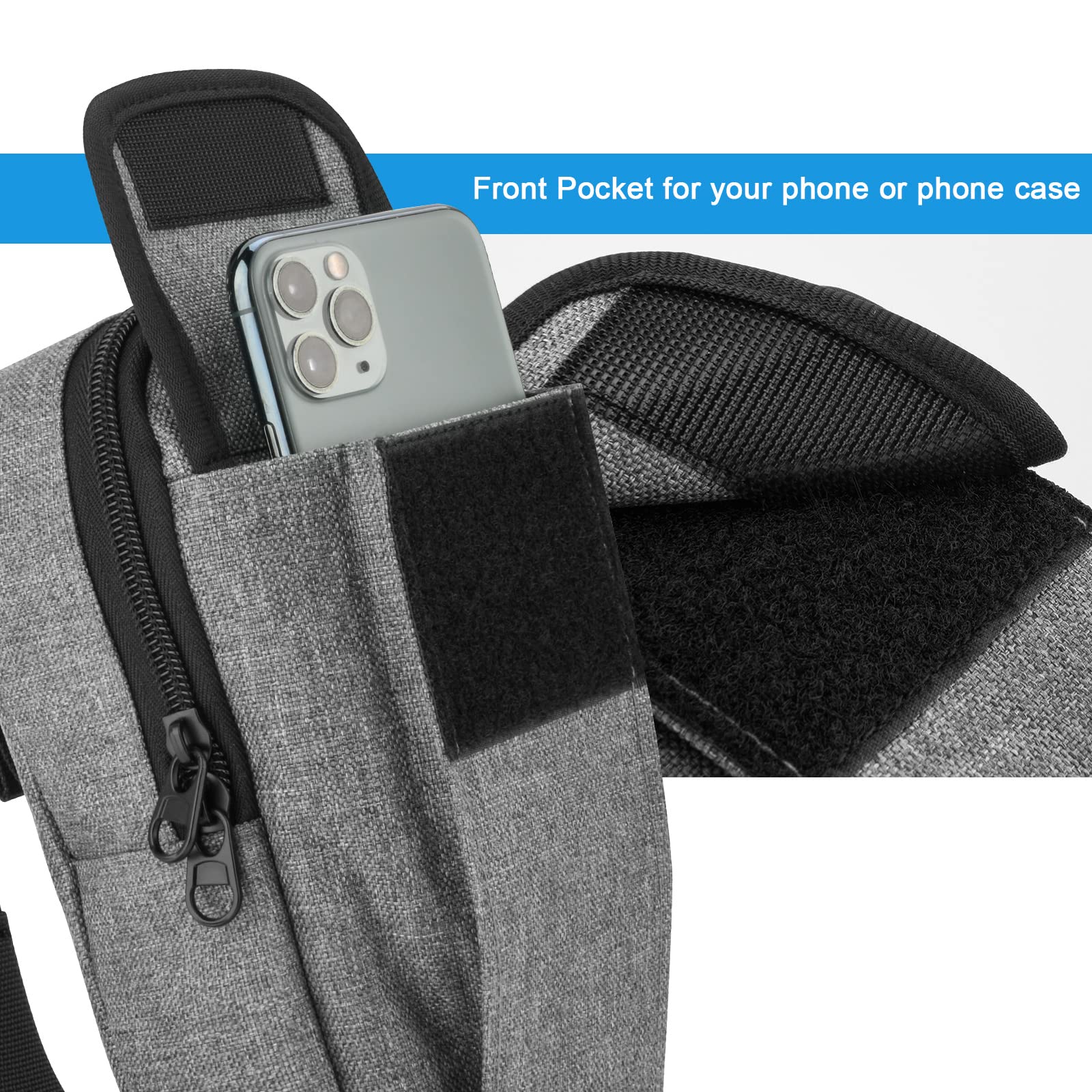 DJI Osmo 6/5/4 SE Travel Belt Case - Portable Storage with Belt Keeper for Smartphone Gimbal - Outdoor Vlogging