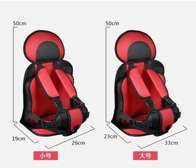 Safe & Comfortable Baby Car Seat for Infants & Toddlers (0-36 Months) - Adjustable Headrest & 5-Point Safety Harness - Red - Perfect for Travel, Shopping & Family Road Trips