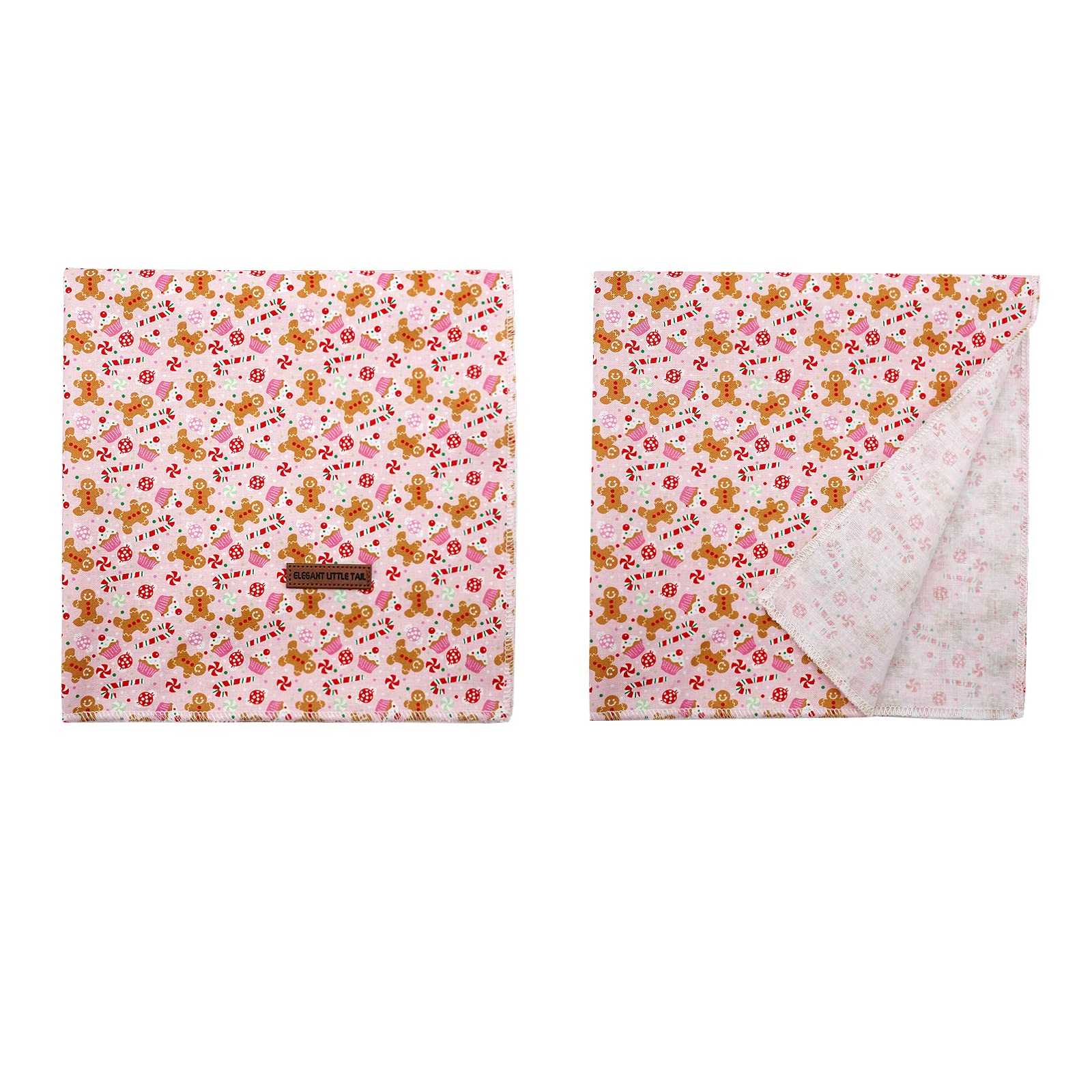 Elegant Christmas Dog Bandana for Small Medium Large Dogs - Adjustable Holiday Pet Scarf for Boys & Girls, Soft Washable Square Dog Kerchief - Perfect for Christmas Photos, Parties & Festive Outings