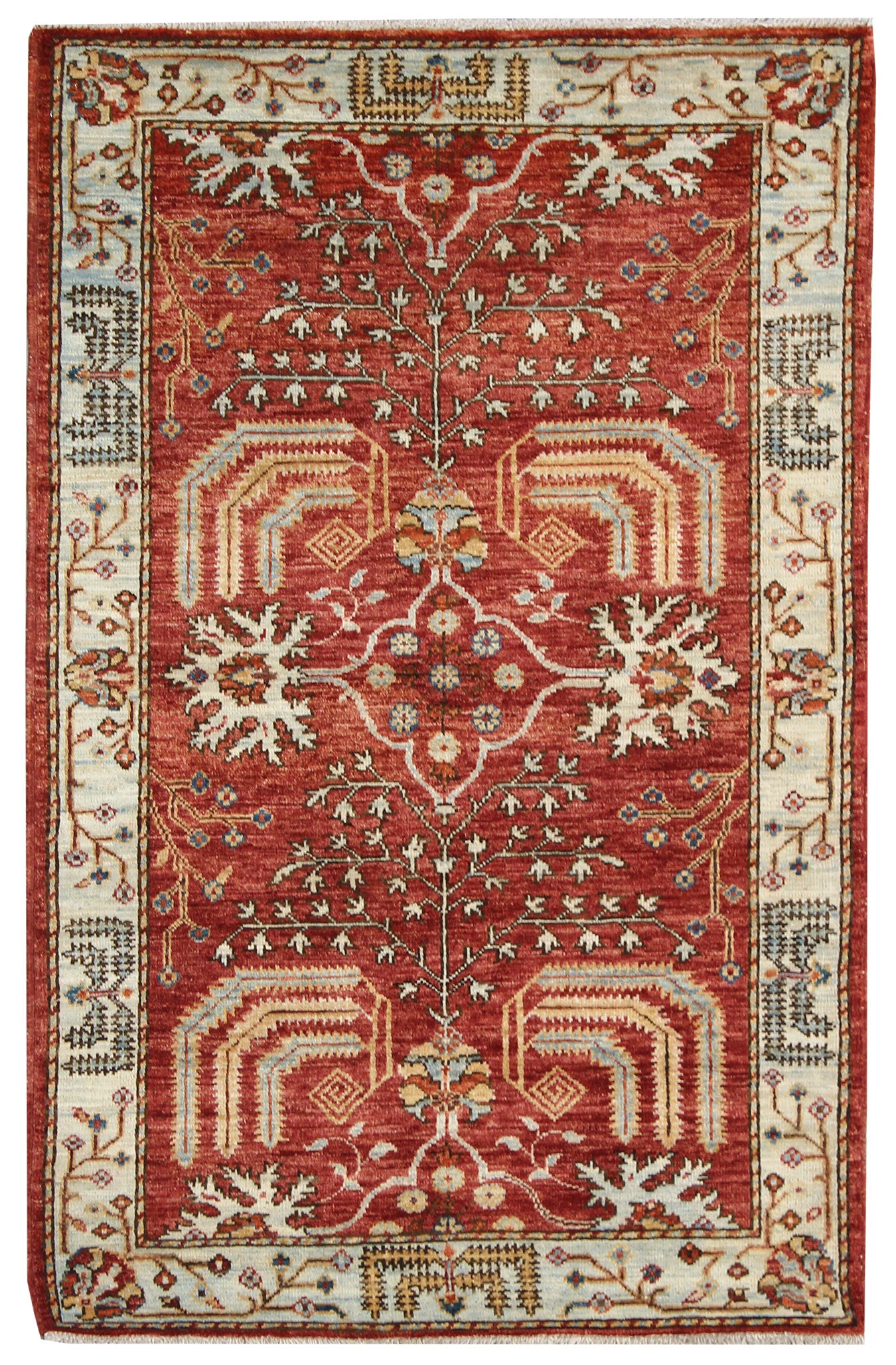 Handwoven Bakshaish Willow Tribal Rug - Authentic Persian Design, J53182 - Perfect for Boho Living Room, Bedroom, or Home Decor