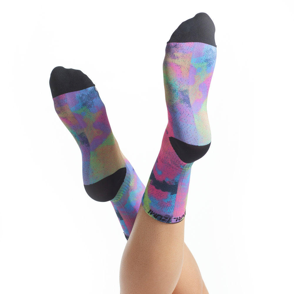 Grateful Dead x PEARL iZUMi Women's Wanderer PRO Tall Socks - Comfortable Hiking & Cycling Socks for Outdoor Adventures