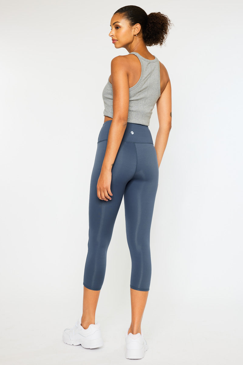 Venus Mid Rise Active Leggings for Women - High Waist Yoga Pants with Pockets - Perfect for Workout, Running, Gym & Lounge Wear