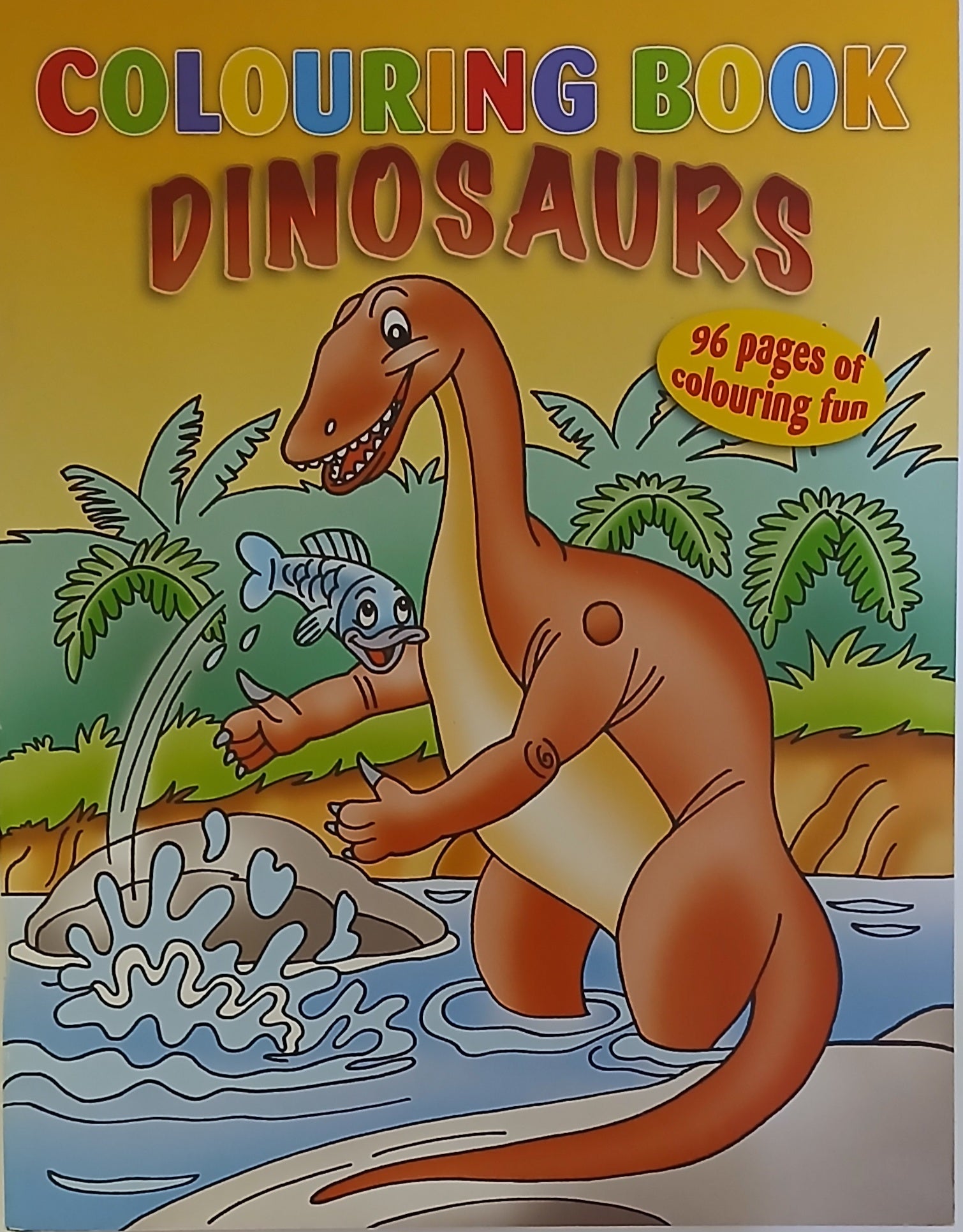 Dinosaur Coloring Book for Kids - 96 Pages of Fun & Creative Activities | Perfect for Home, School & Travel