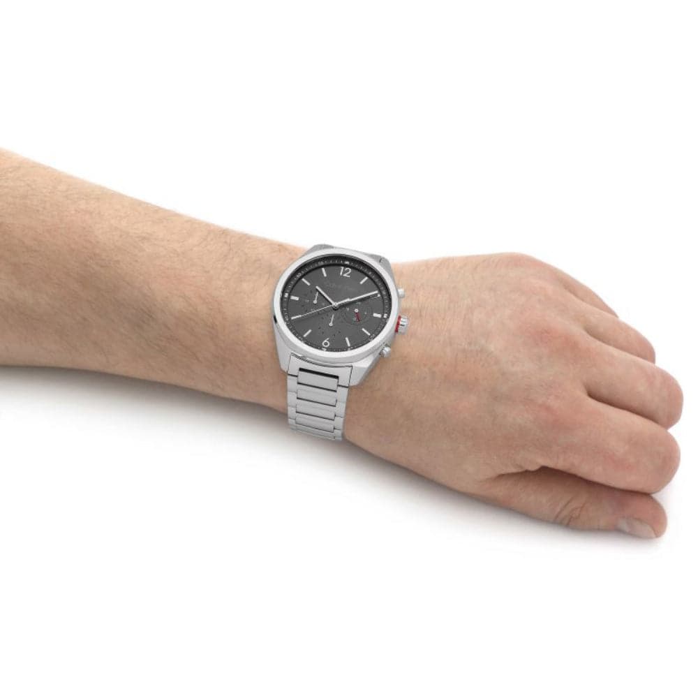 Calvin Klein Men's Chronograph Watch - Silver Stainless Steel Strap, Water Resistant, Date Display - Perfect for Business, Casual Wear & Special Occasions