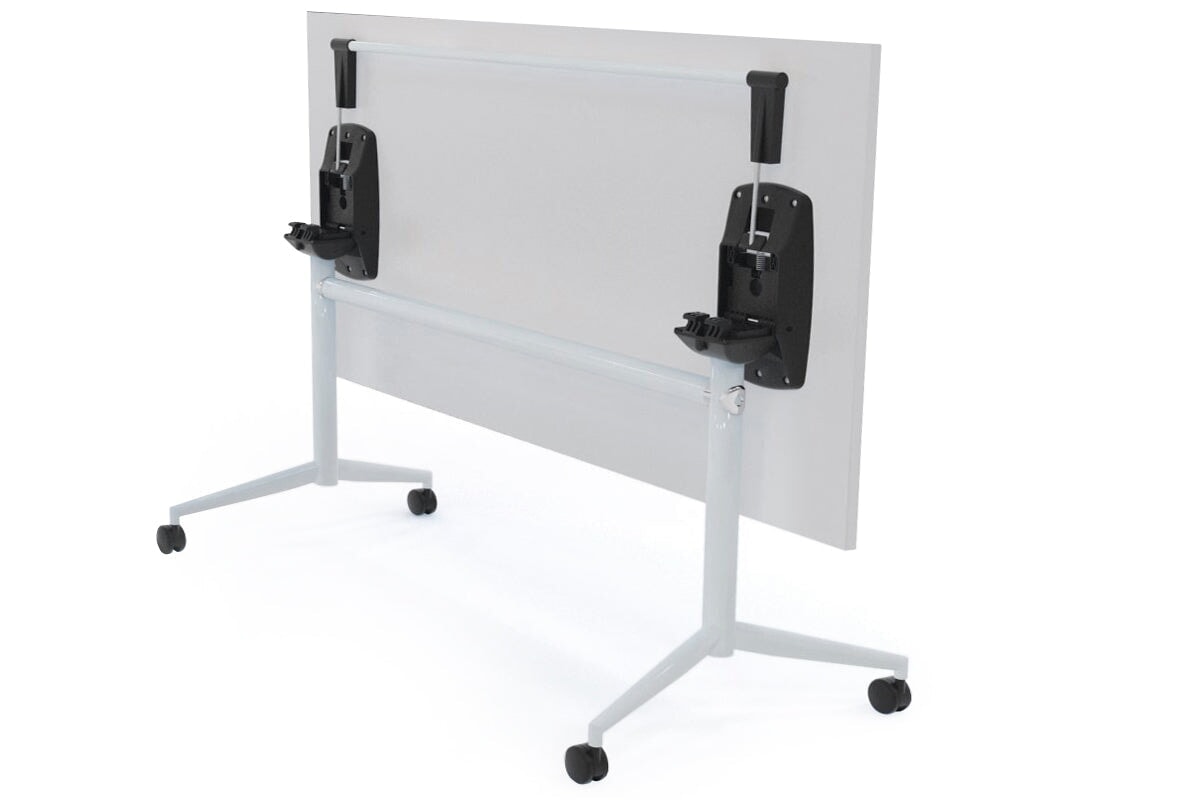 Flip Top Folding Mobile Conference Room Table Uno - 1600L x 800W - Portable Meeting Table for Office, Classroom, Event & Home Use