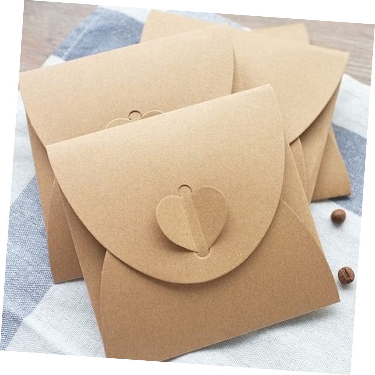 KICHOUSE 200 Pcs Eco-Friendly Kraft Paper CD/DVD Sleeves - Acid-Free Cardboard Storage Cases for Disc Protection | Perfect for Music Collections, Movie Archives & Blank Media Storage | Organize Your CD/DVD Library at Home or Office