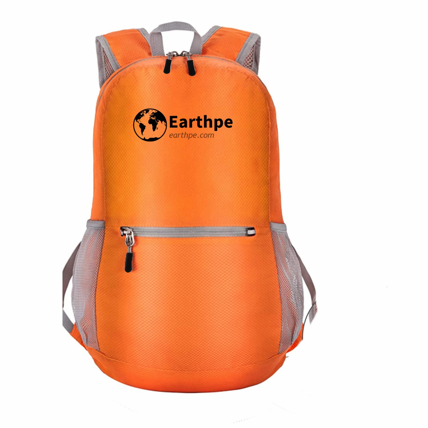 Ultra Lightweight Hiking Backpack - Water Resistant Compact Daypack for Women & Men, Foldable Travel Backpack (Orange) | Perfect for Outdoor Adventures, Camping, Hiking & Daily Commute