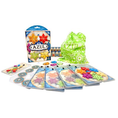 Azul Mini Summer Pavilion Board Game - Strategy Tile Placement Game for Family & Friends - Perfect for Game Nights, Parties & Indoor Activities