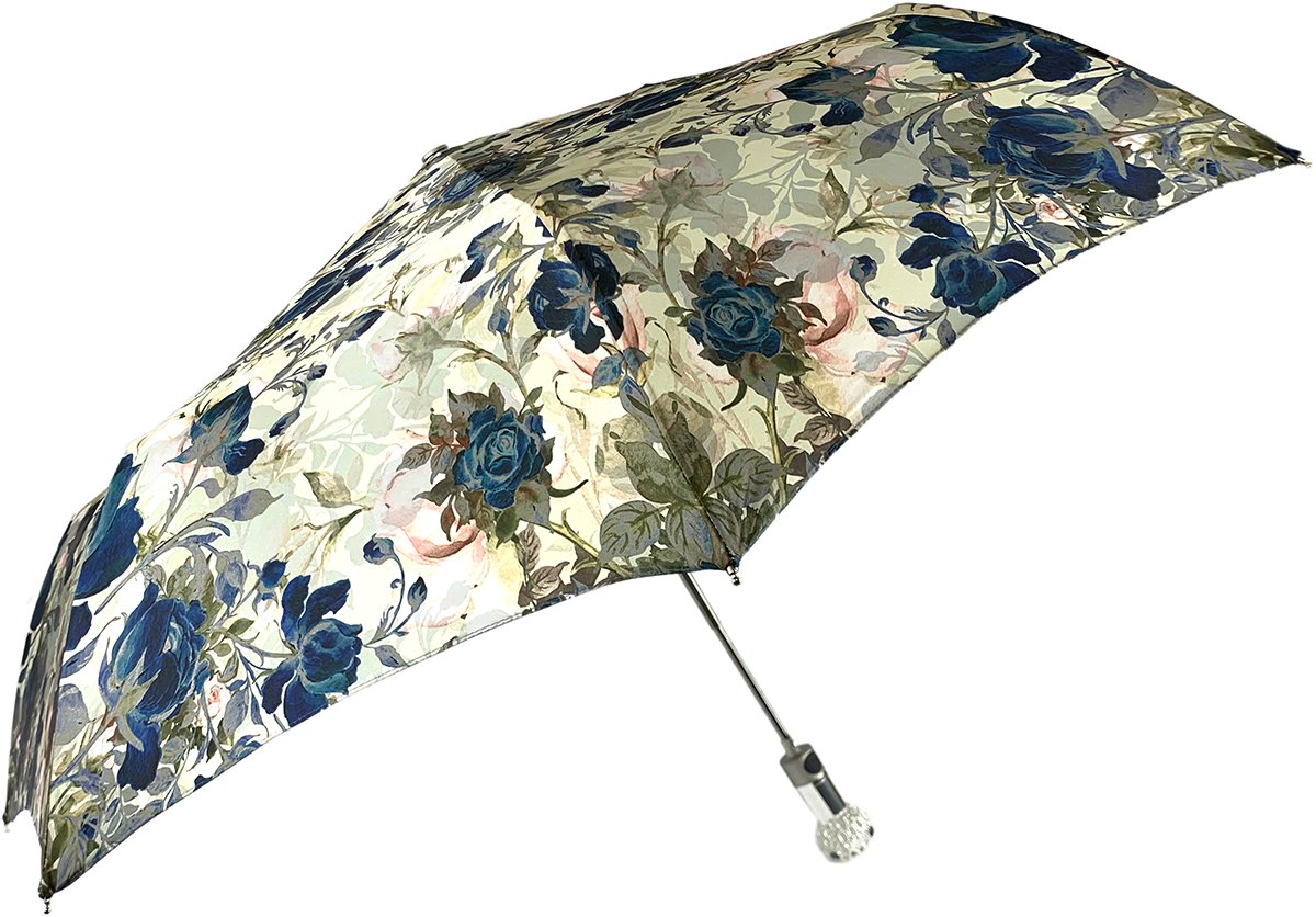 il Marchesato Folding Umbrella For Women - Compact Travel Umbrella with Windproof Design - Perfect for Rainy Days, Commuting & Outdoor Activities