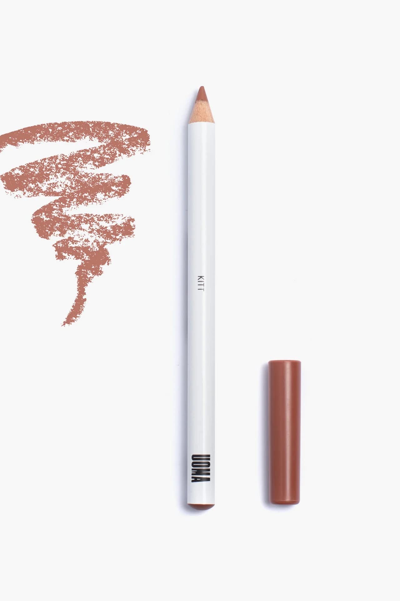 UOMA Beauty Badass Matte Lip Liner - Kitt | Long-Lasting, Waterproof Lip Pencil for Women | Perfect for Everyday Wear, Night Out & Special Occasions