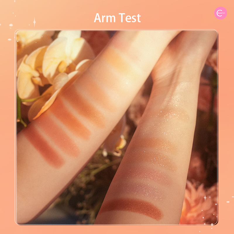Heir Orange Glow Carnation 18-Color Eyeshadow Palette | Highly Pigmented Makeup Kit for Day & Night Looks | Perfect for Party, Wedding & Special Occasions