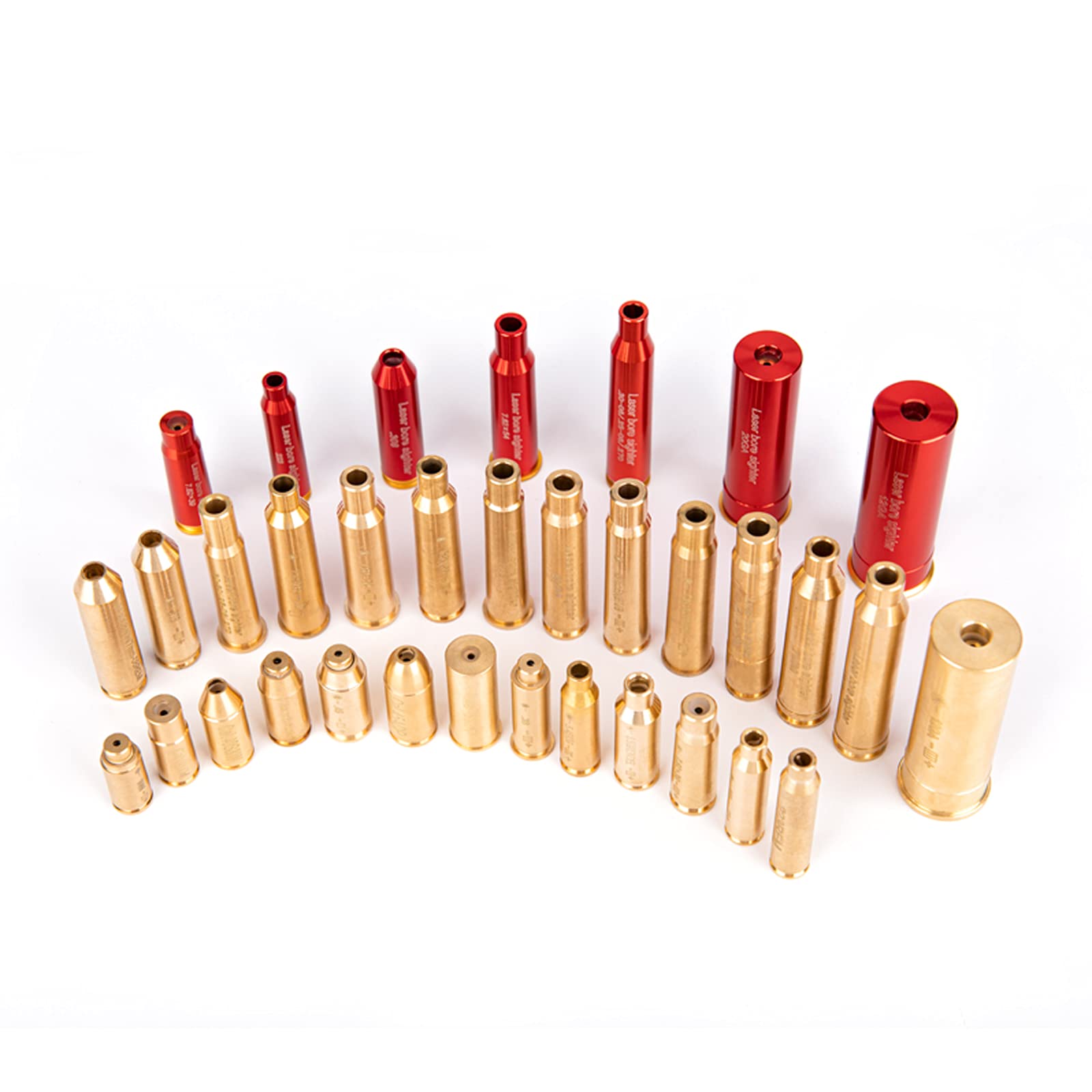 **Laser Bore Sight for .45 ACP - Red Dot Boresighter for Hunting & Shooting - Includes 4 Batteries (2 Sets) - Perfect for Rifle & Pistol Zeroing & Target Practice**