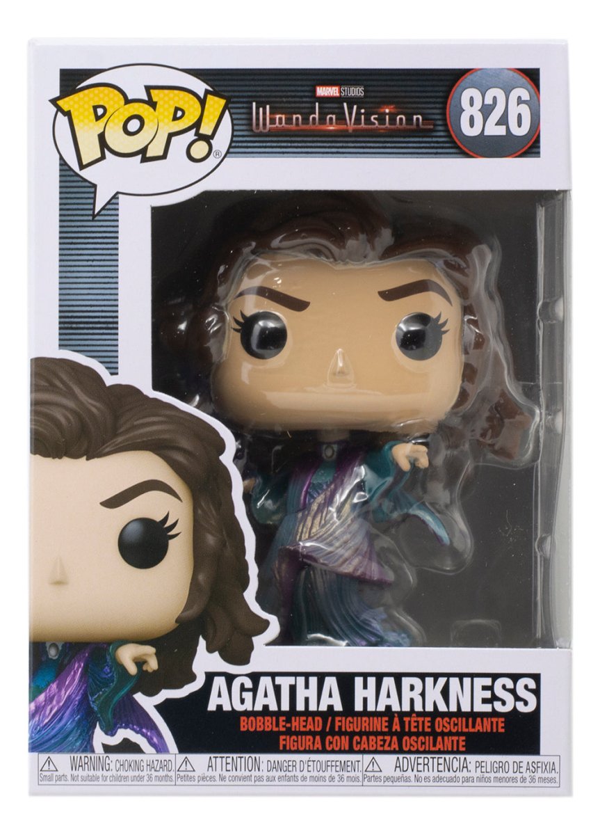 Marvel WandaVision Agatha Harkness Funko Pop! Vinyl Figure Collectible #826 - Perfect for Marvel Fans, Display & Gift for Collectors