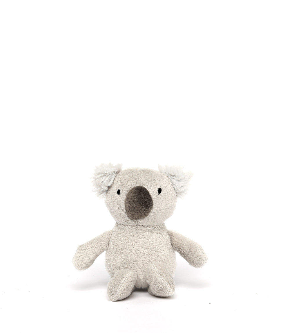 Mini Caz the Cuddly Koala Rattle - Soft Plush Baby Toy with Gentle Sounds for Newborns & Infants | Perfect for Sensory Play, Teething Relief & Early Learning Development